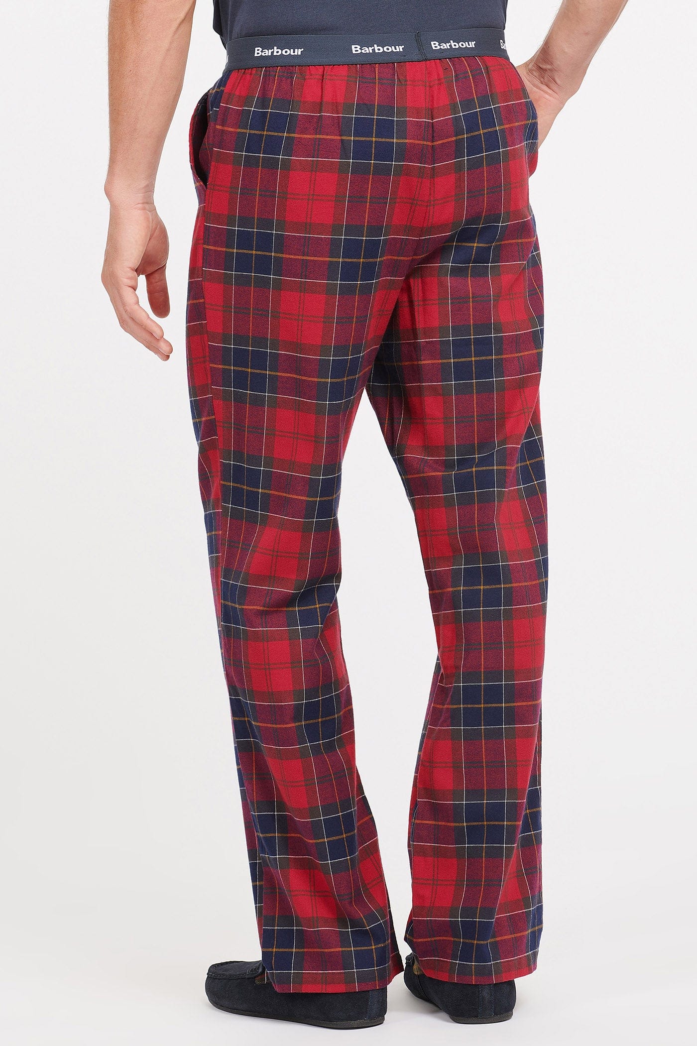 Glenn Tartan Trousers - Red Tartan - Image 3