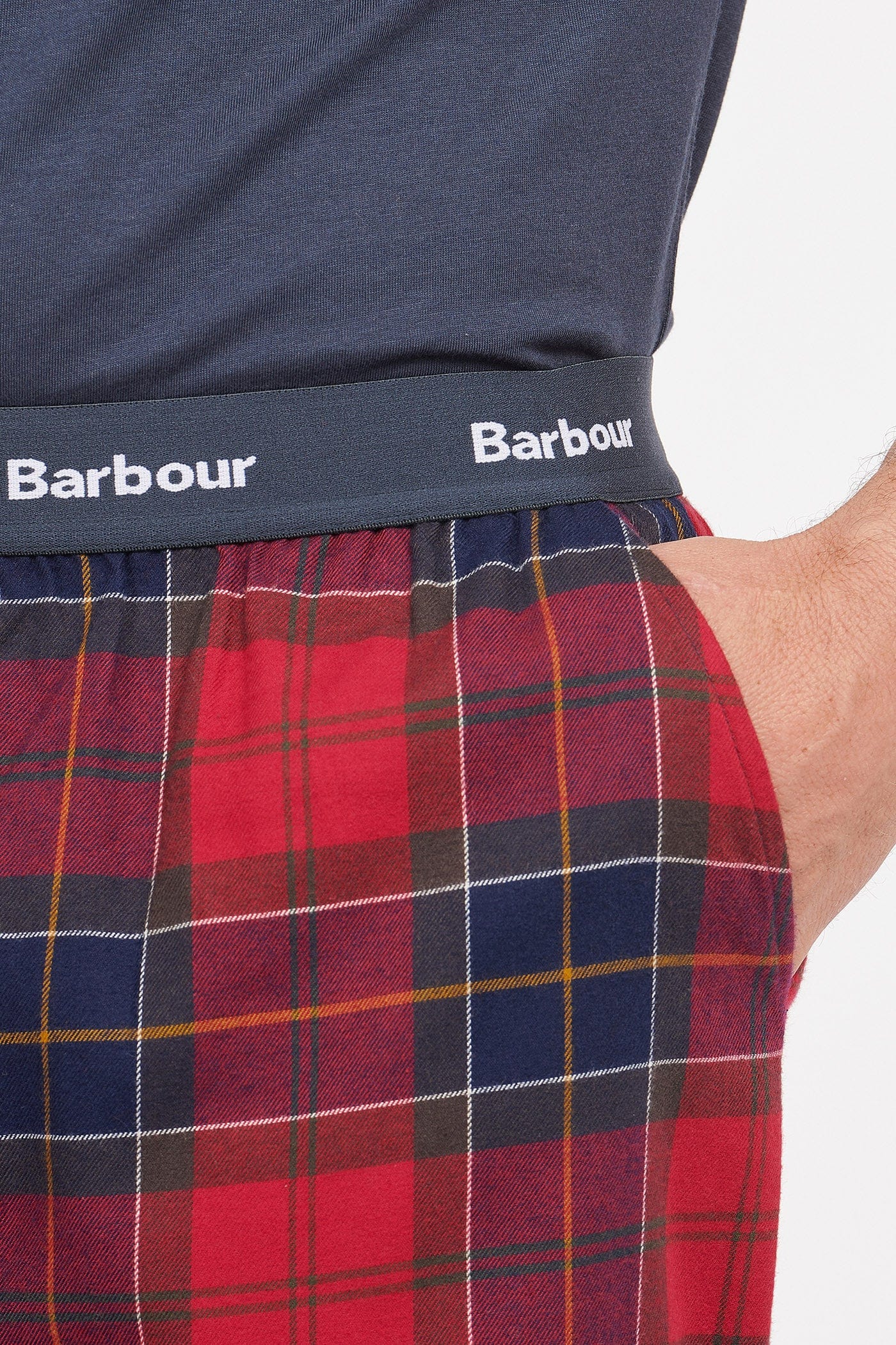 Glenn Tartan Trousers - Red Tartan - Image 4