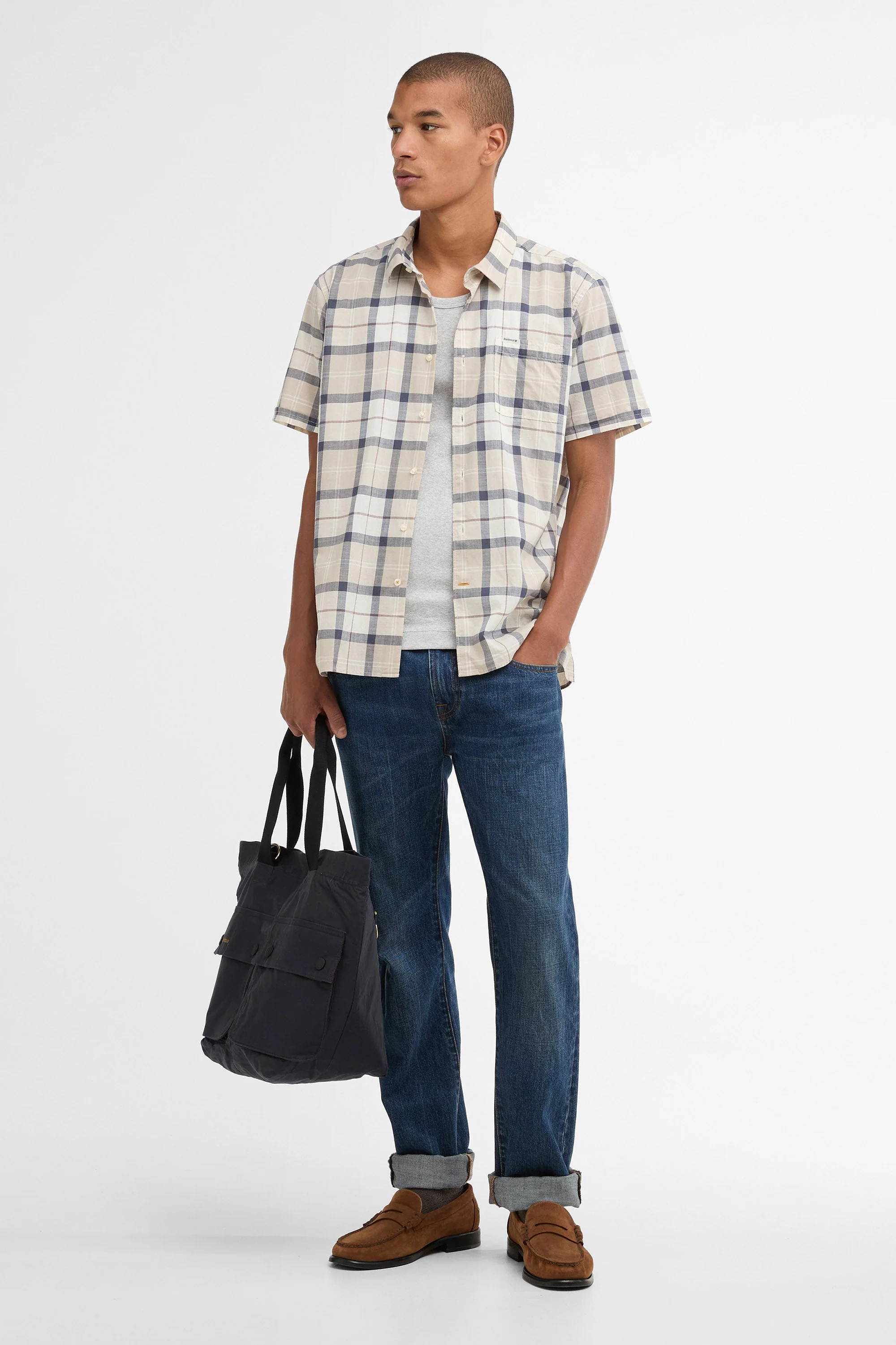 Gordon Shirt - Oban Mist Tartan - Image 5
