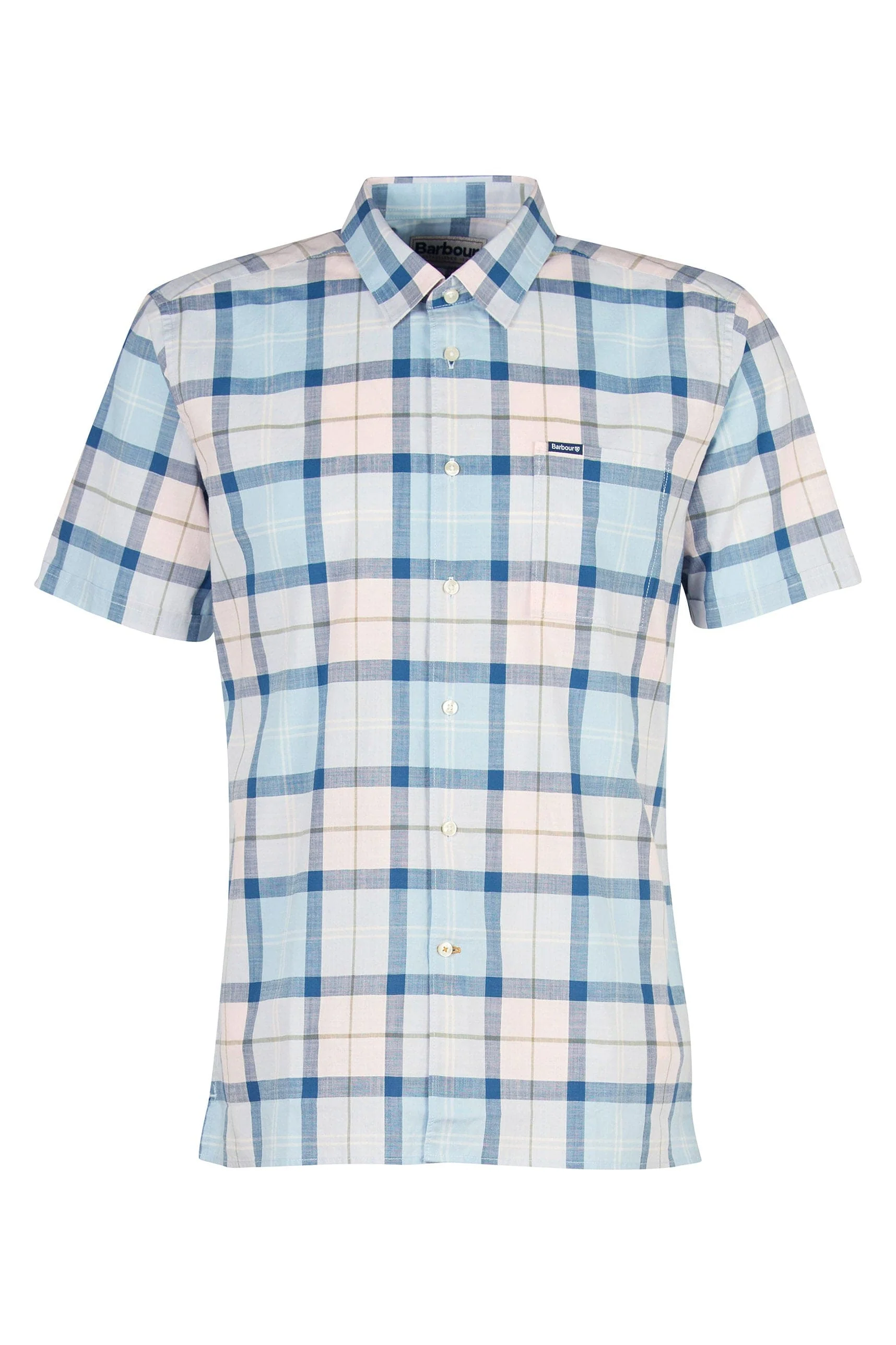 Gordon Short Sleeve Shirt - Pink Salt Tartan