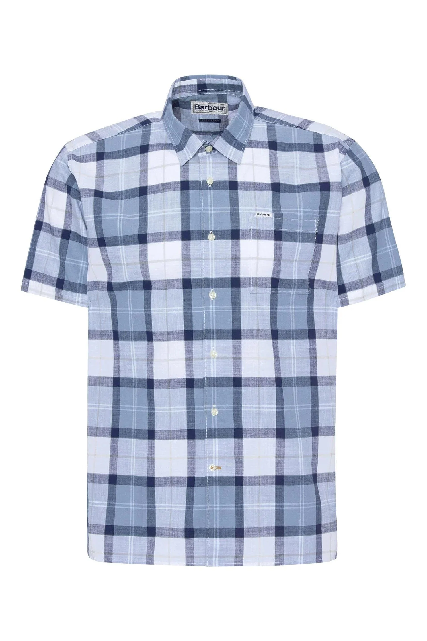 Gordon Tailored Fit Short Sleeve Shirt - Northshore Tartan
