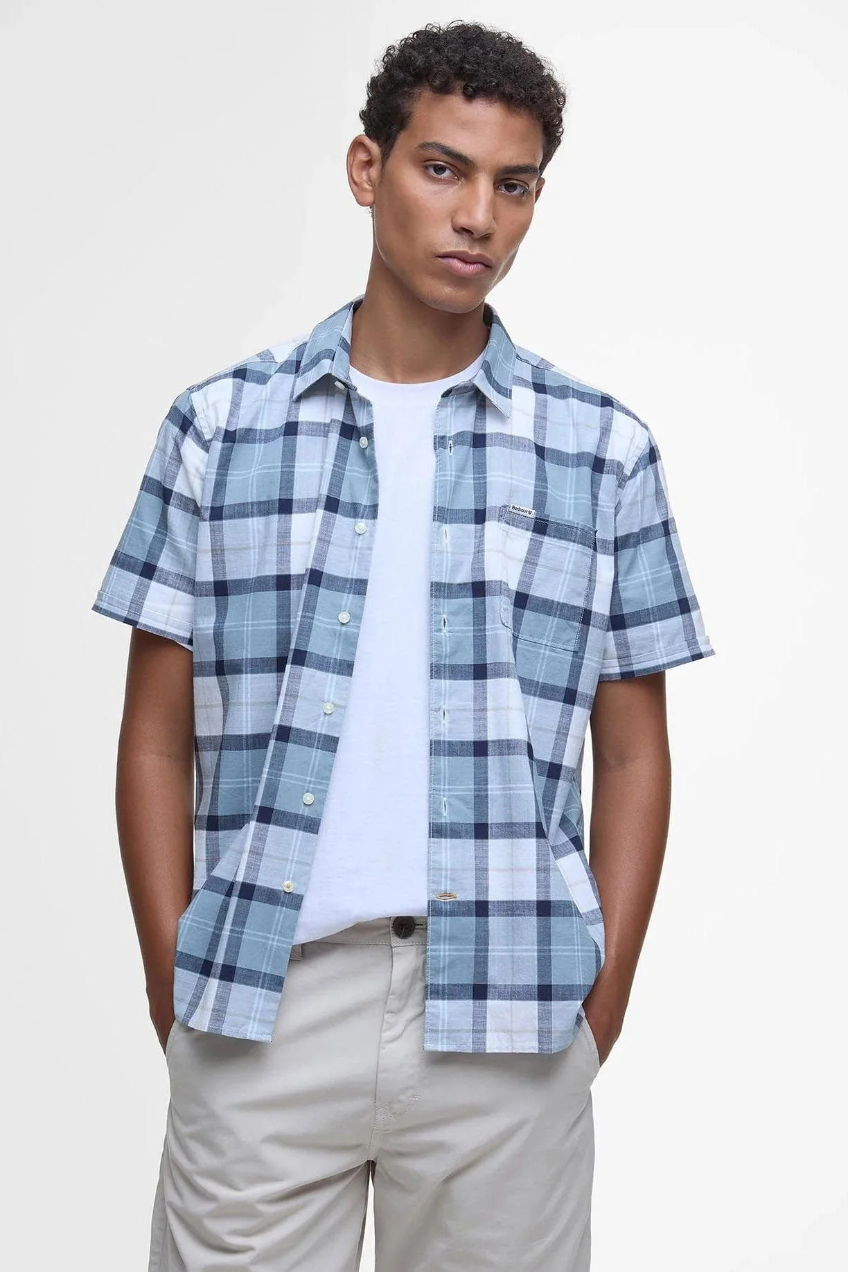 Gordon Tailored Fit Short Sleeve Shirt - Northshore Tartan - Image 2