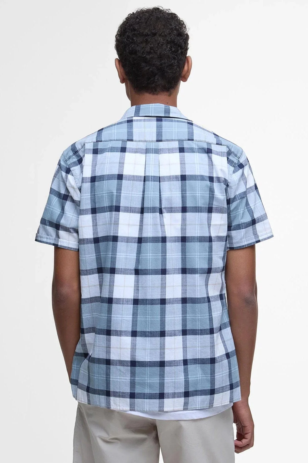 Gordon Tailored Fit Short Sleeve Shirt - Northshore Tartan - Image 3