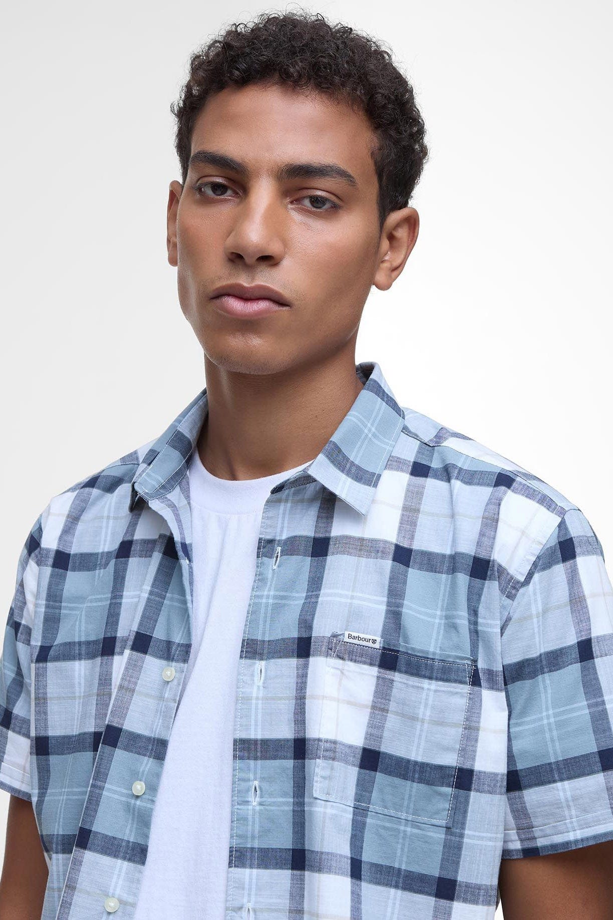 Gordon Tailored Fit Short Sleeve Shirt - Northshore Tartan - Image 5