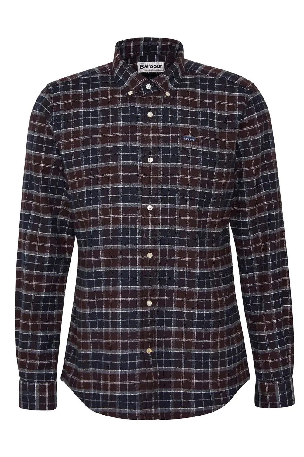 Haddington Tailored Tartan Shirt - Midnight Oak Tartan