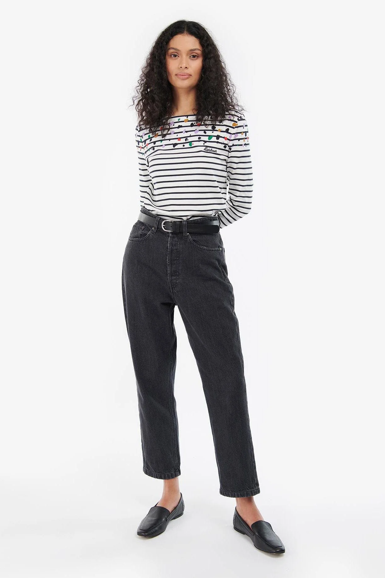 Hawkins Print Top - Off White Dalmatian - Image 6
