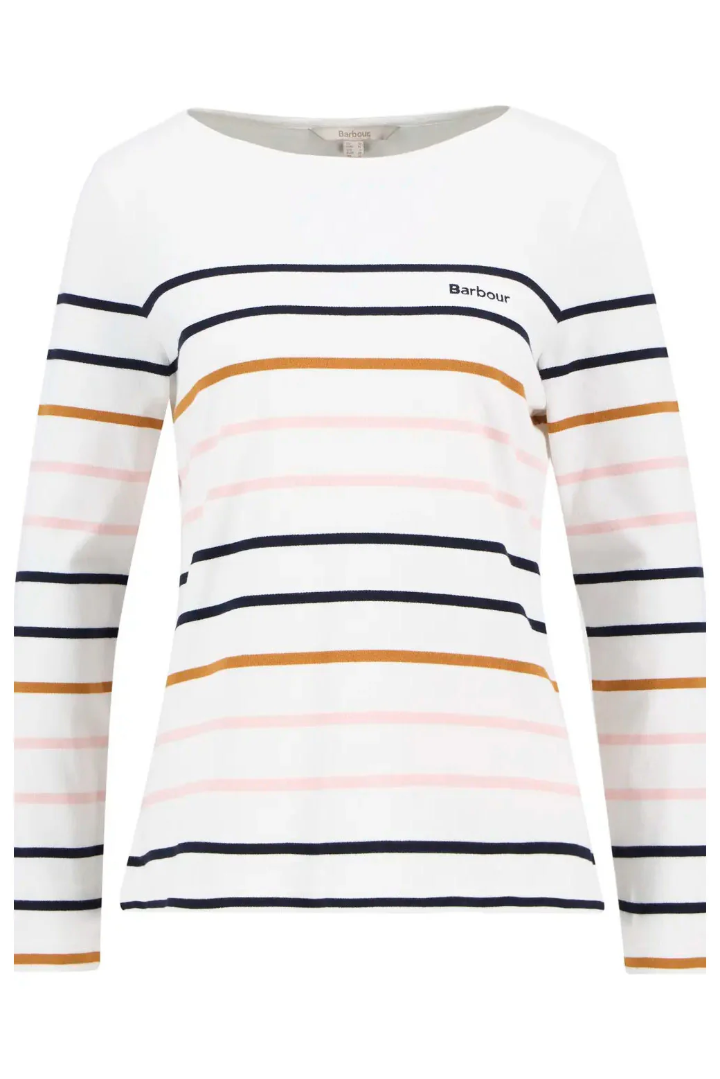 Hawkins Striped Long Sleeve T-Shirt - Cloud Stripe