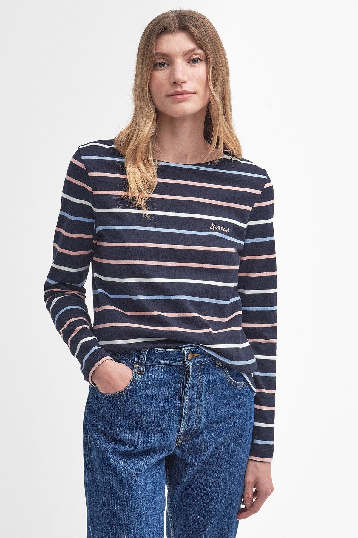 Hawkins Top - Navy Stripe - Image 2