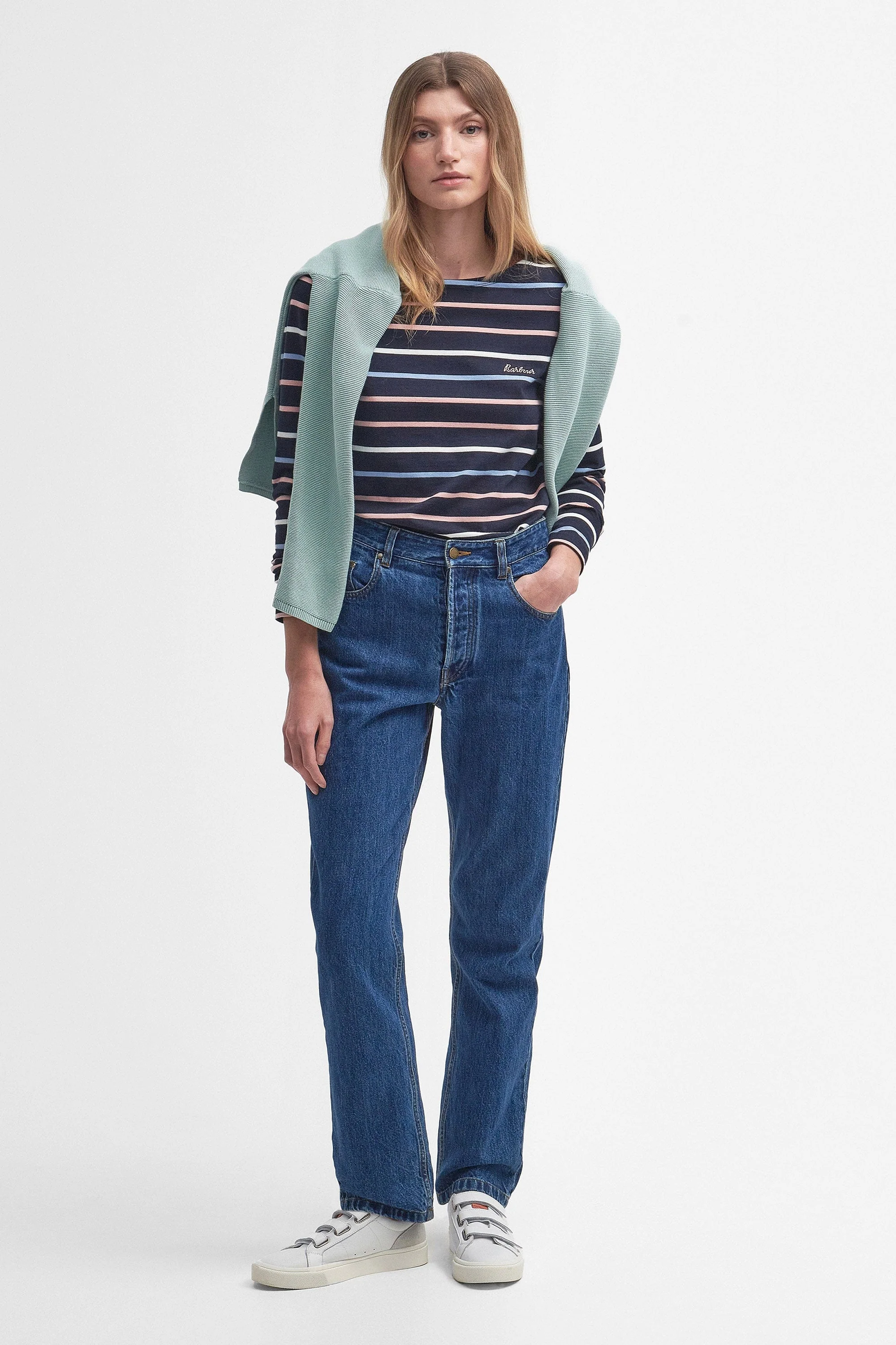 Hawkins Top - Navy Stripe - Image 3