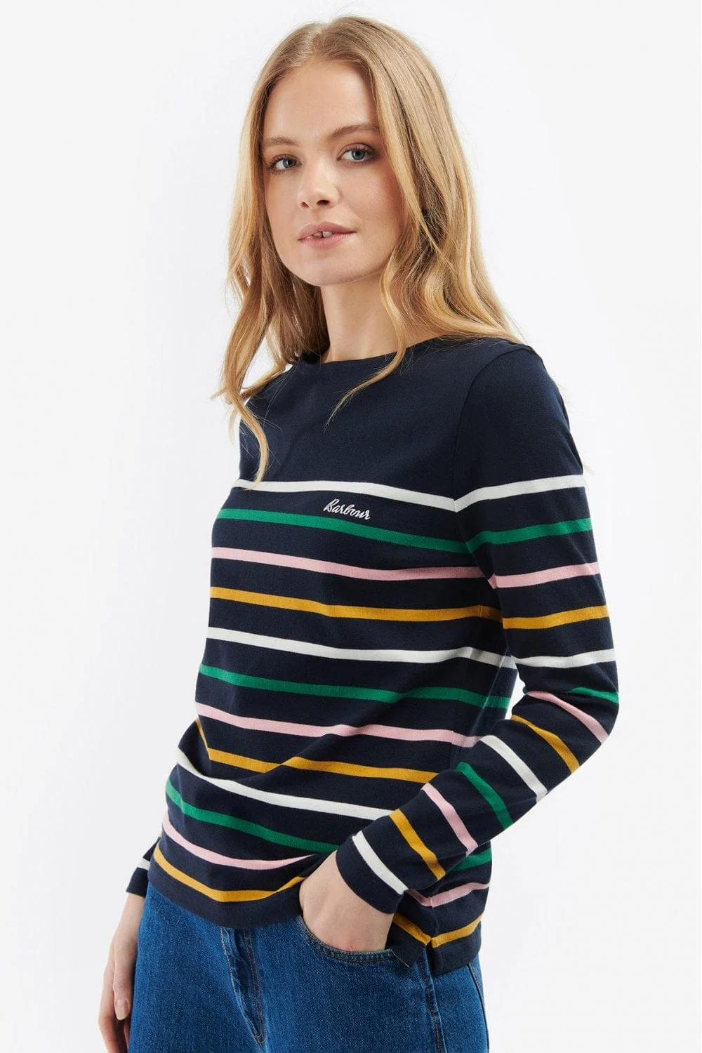 Hawkins Top - Navy Stripe - Image 2