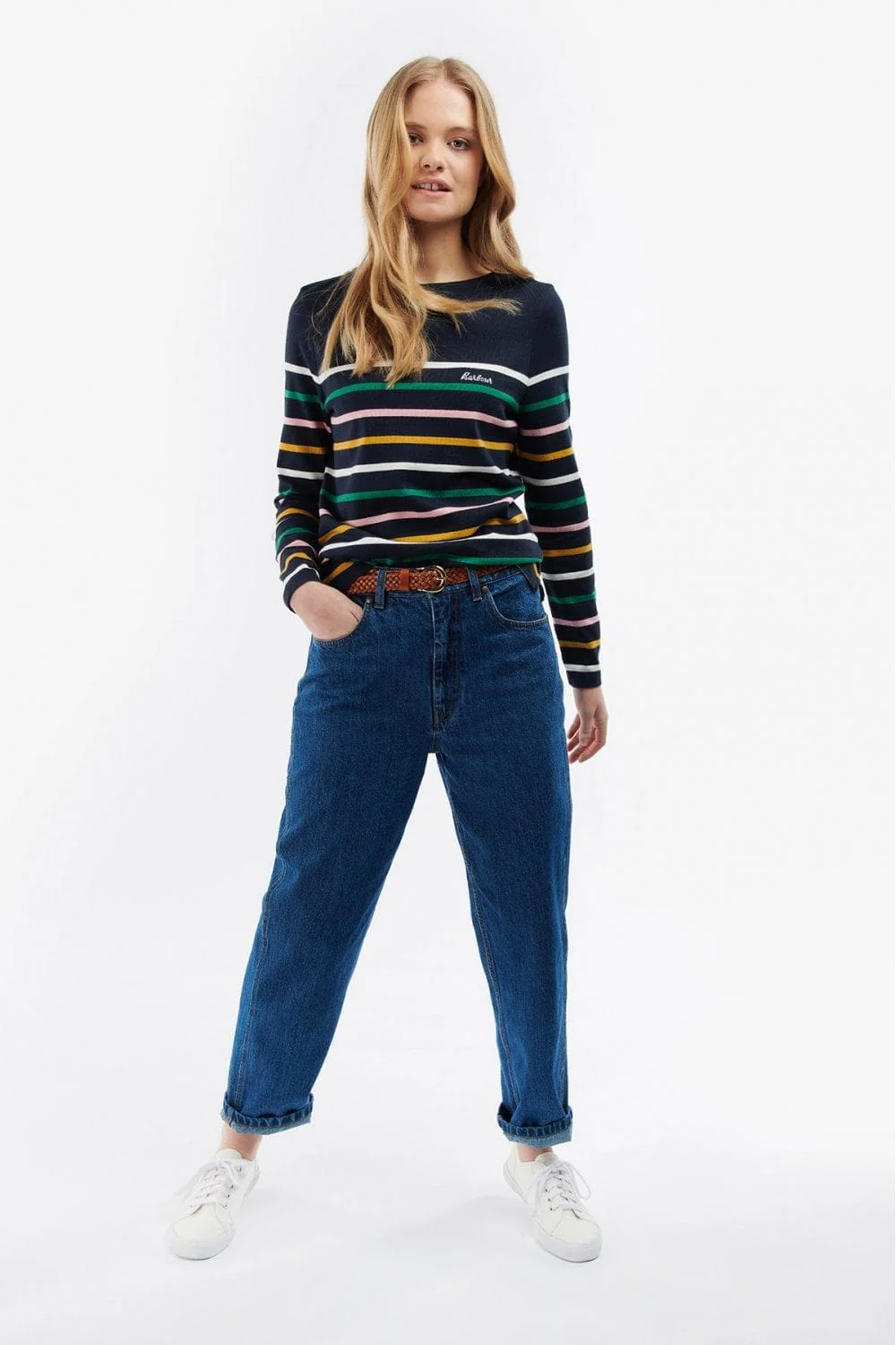 Hawkins Top - Navy Stripe - Image 3
