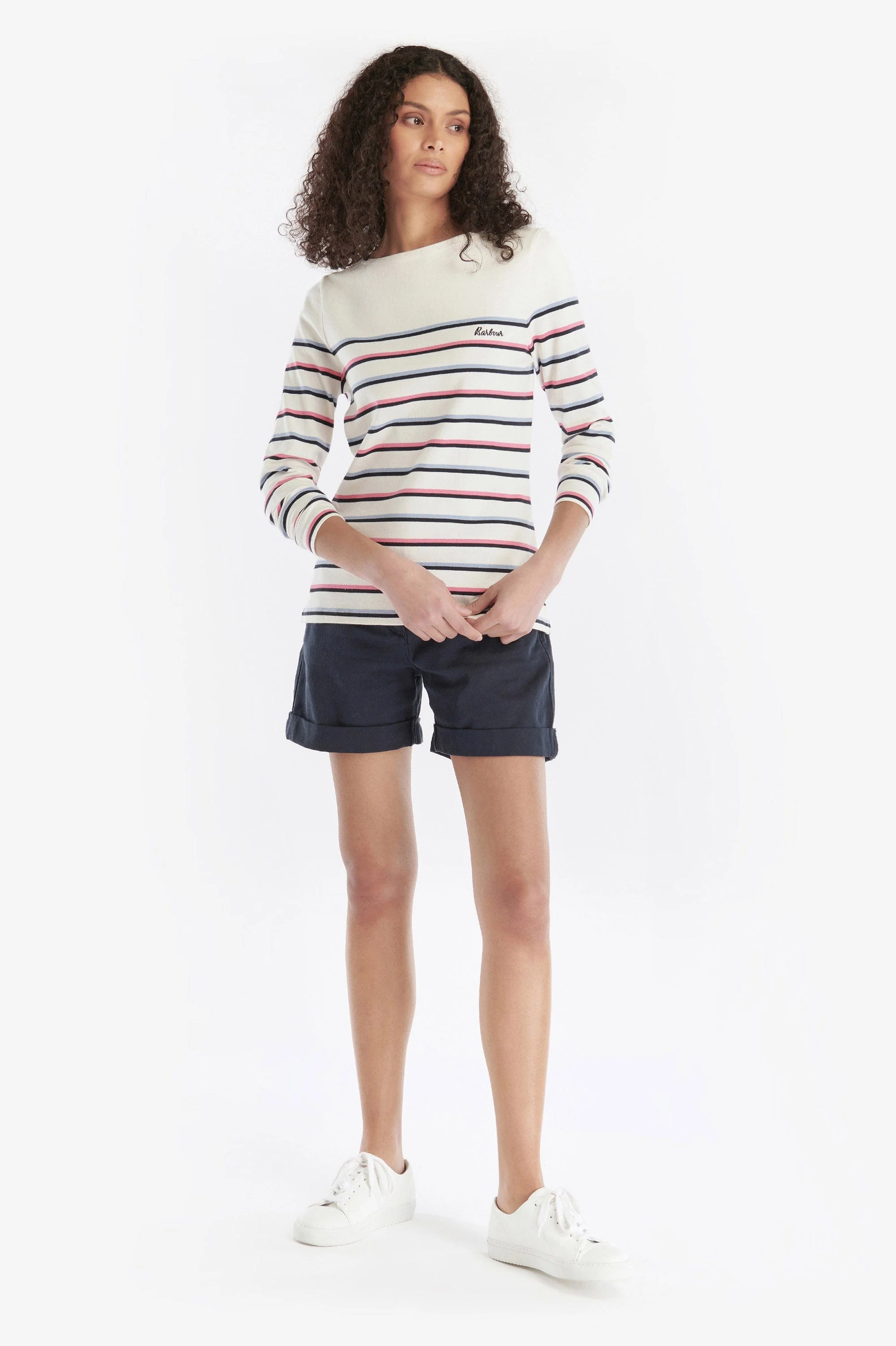 Hawkins Top - Off White Stripe - Image 3