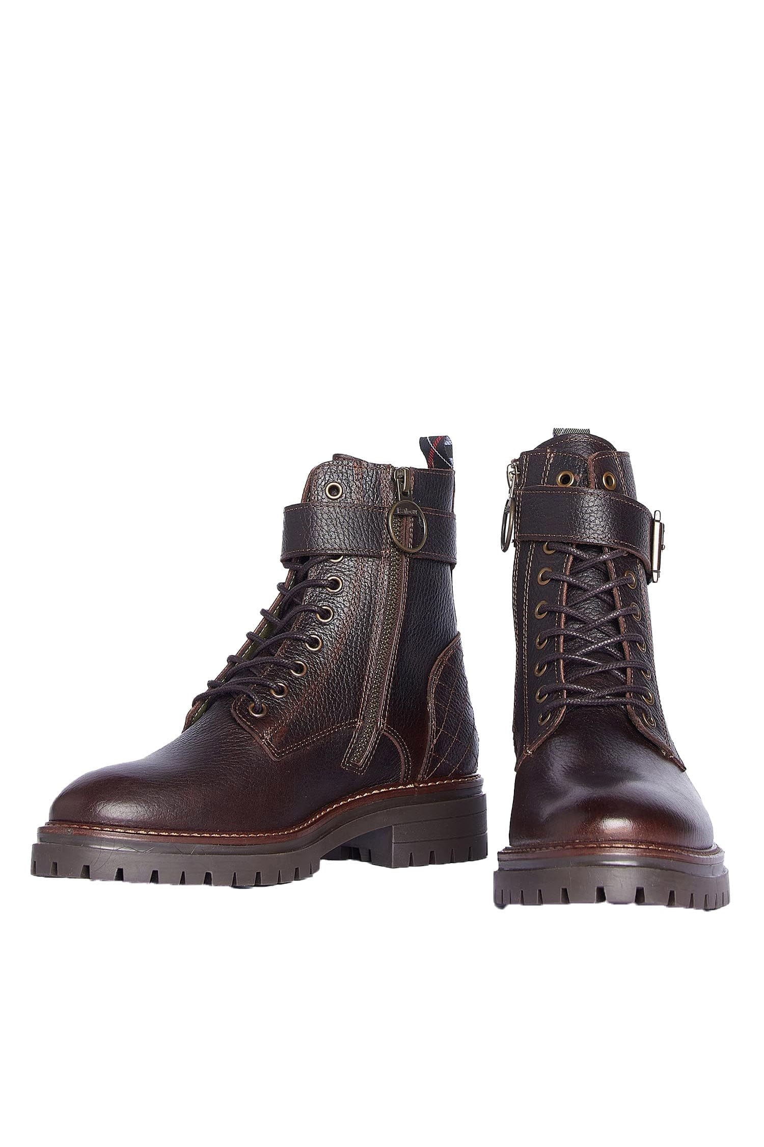 Heidi Commando Boots - Brown - Image 2