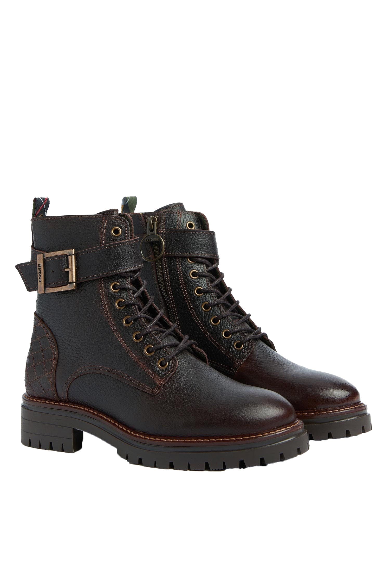 Heidi Commando Boots - Brown - Image 3