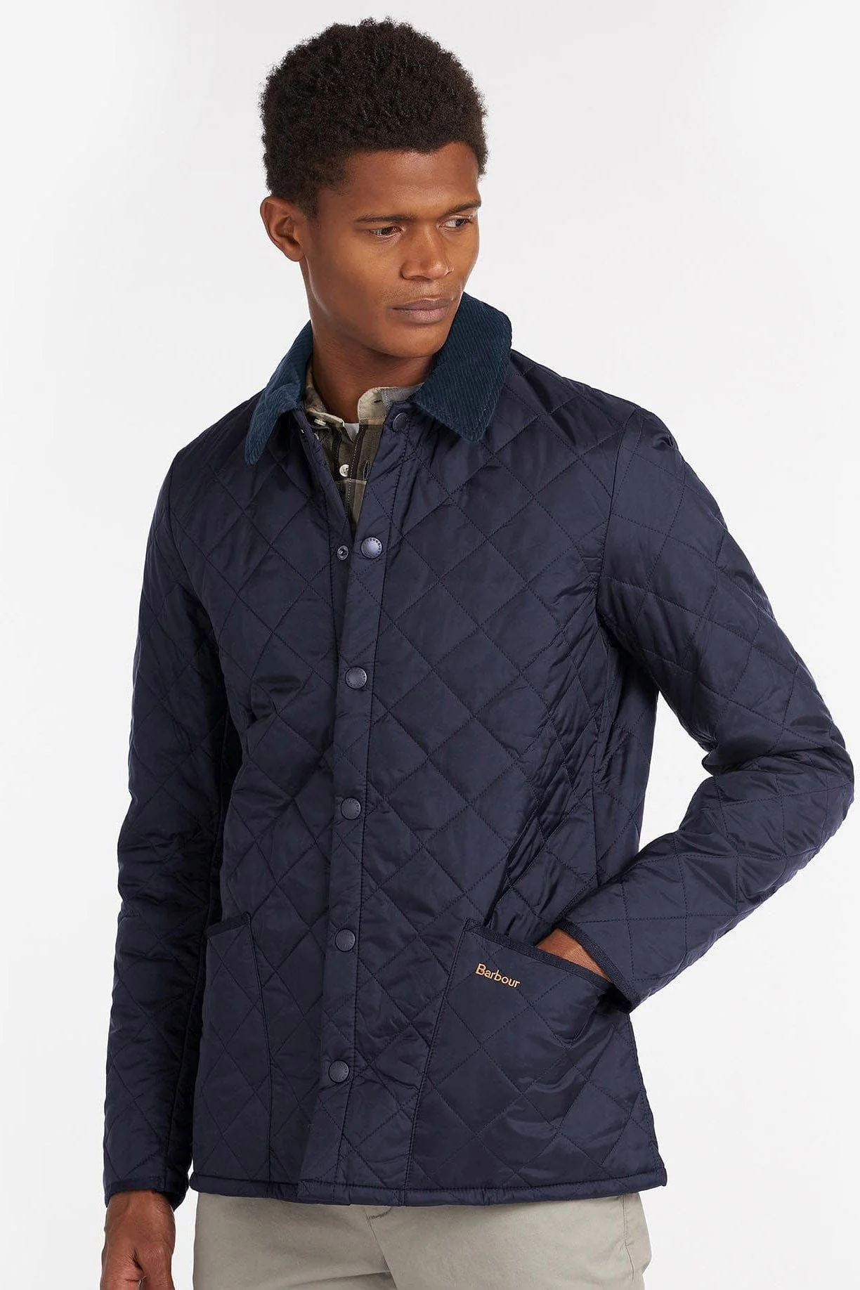 Heritage Liddesdale Quilted Jacket - Navy - Image 2