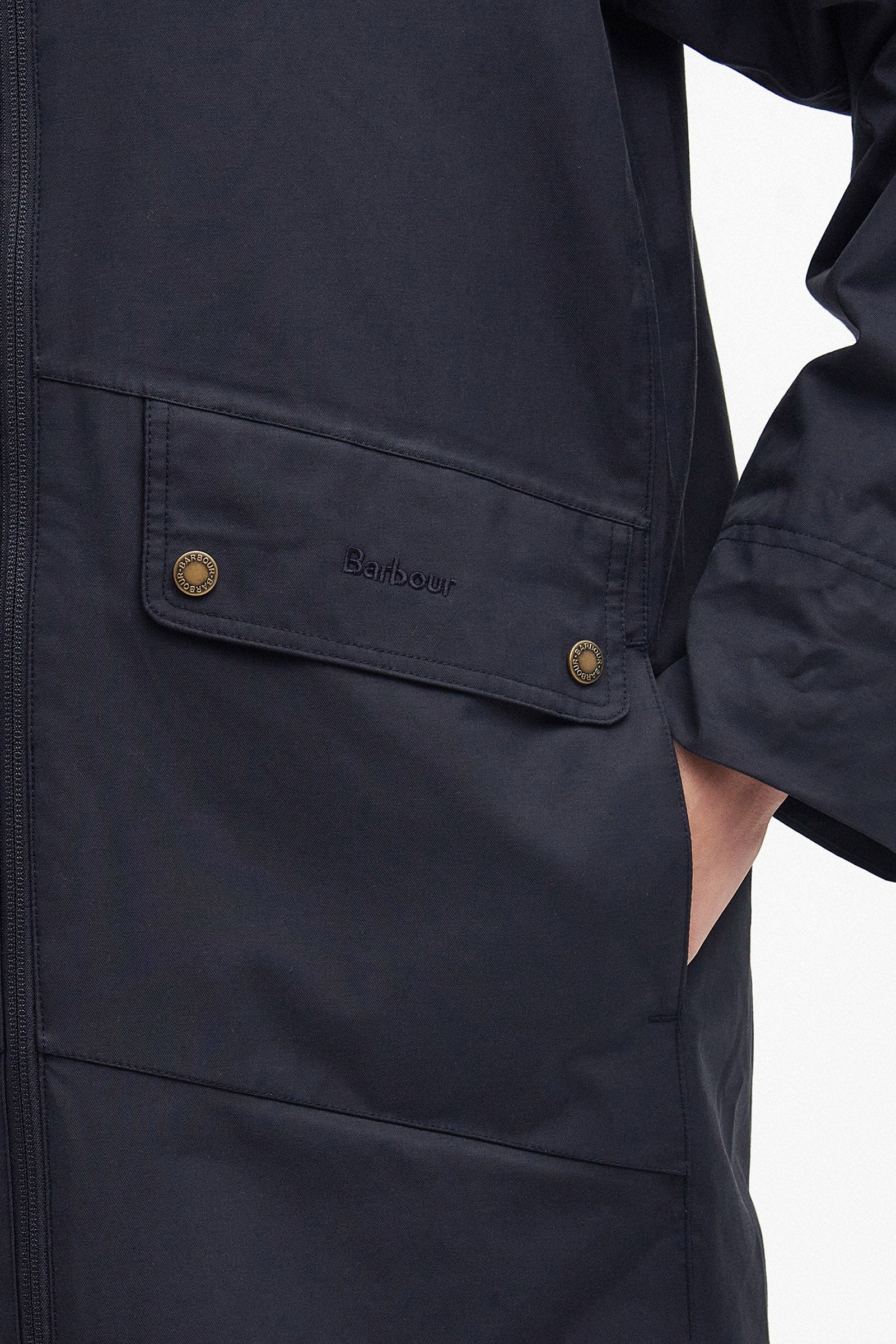 Heron Waterproof Jacket - Dark Navy - Image 6