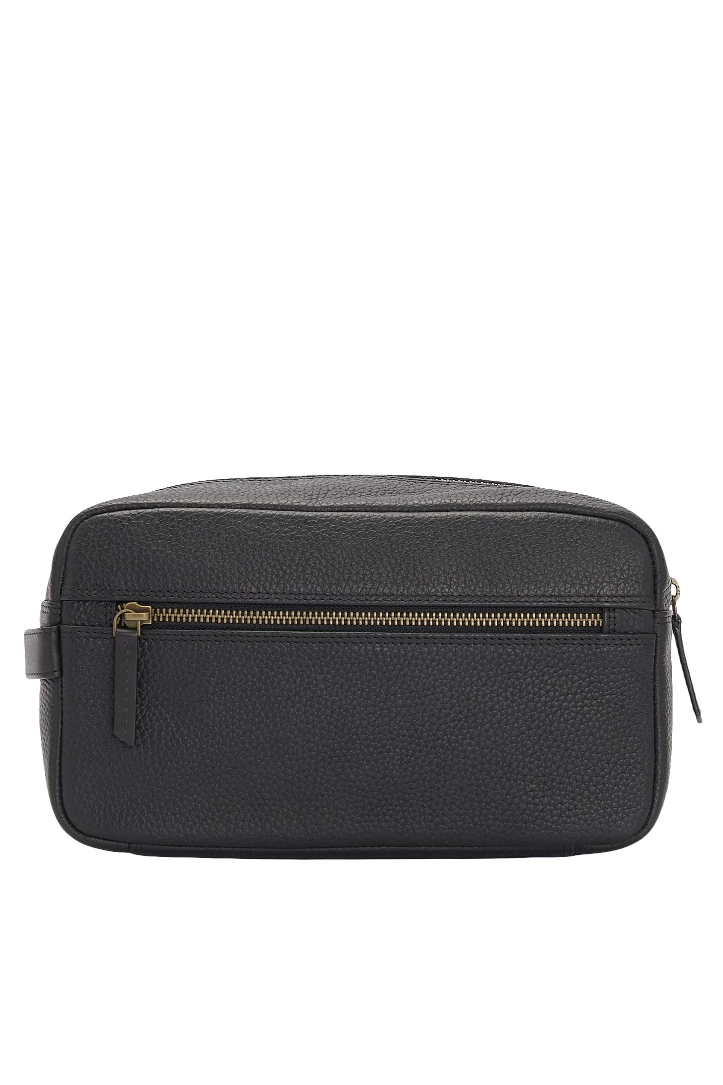 Highgate Leather Washbag - Black - Image 2