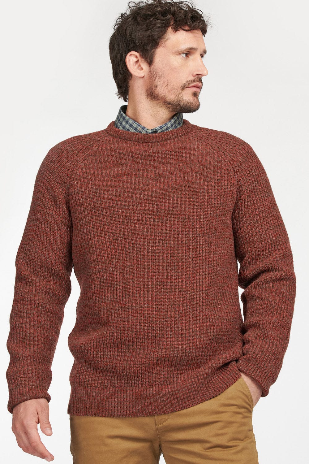 Horseford Crew Neck Jumper - Cinnamon - Image 2