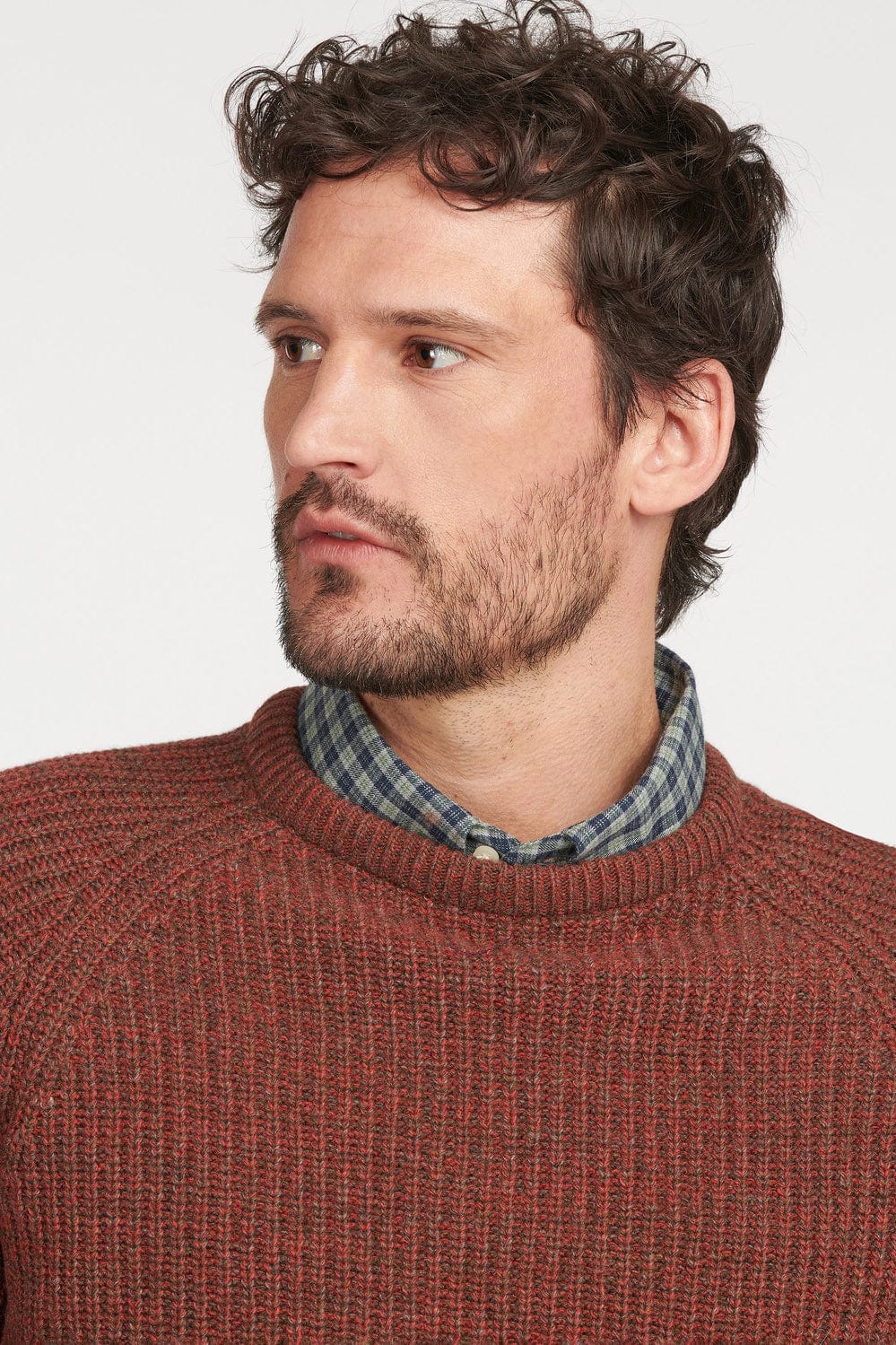 Horseford Crew Neck Jumper - Cinnamon - Image 3
