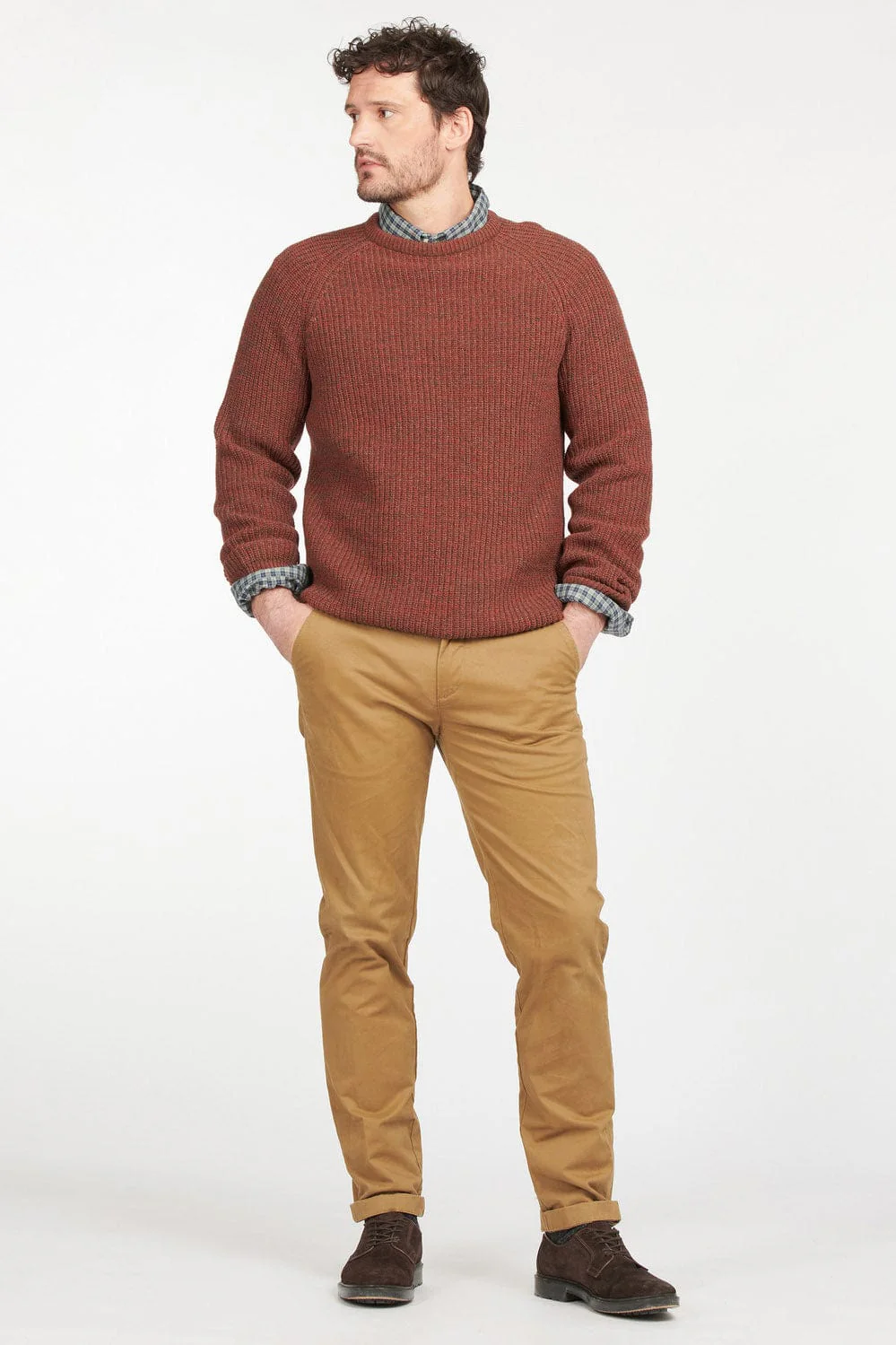 Horseford Crew Neck Jumper - Cinnamon - Image 4