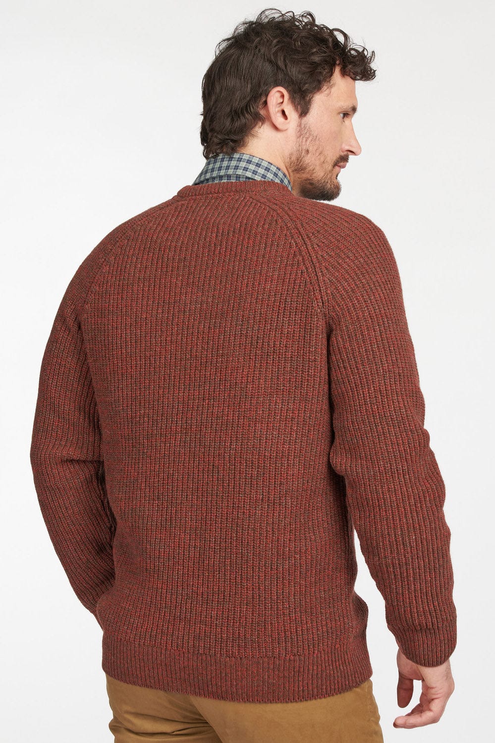 Horseford Crew Neck Jumper - Cinnamon - Image 6