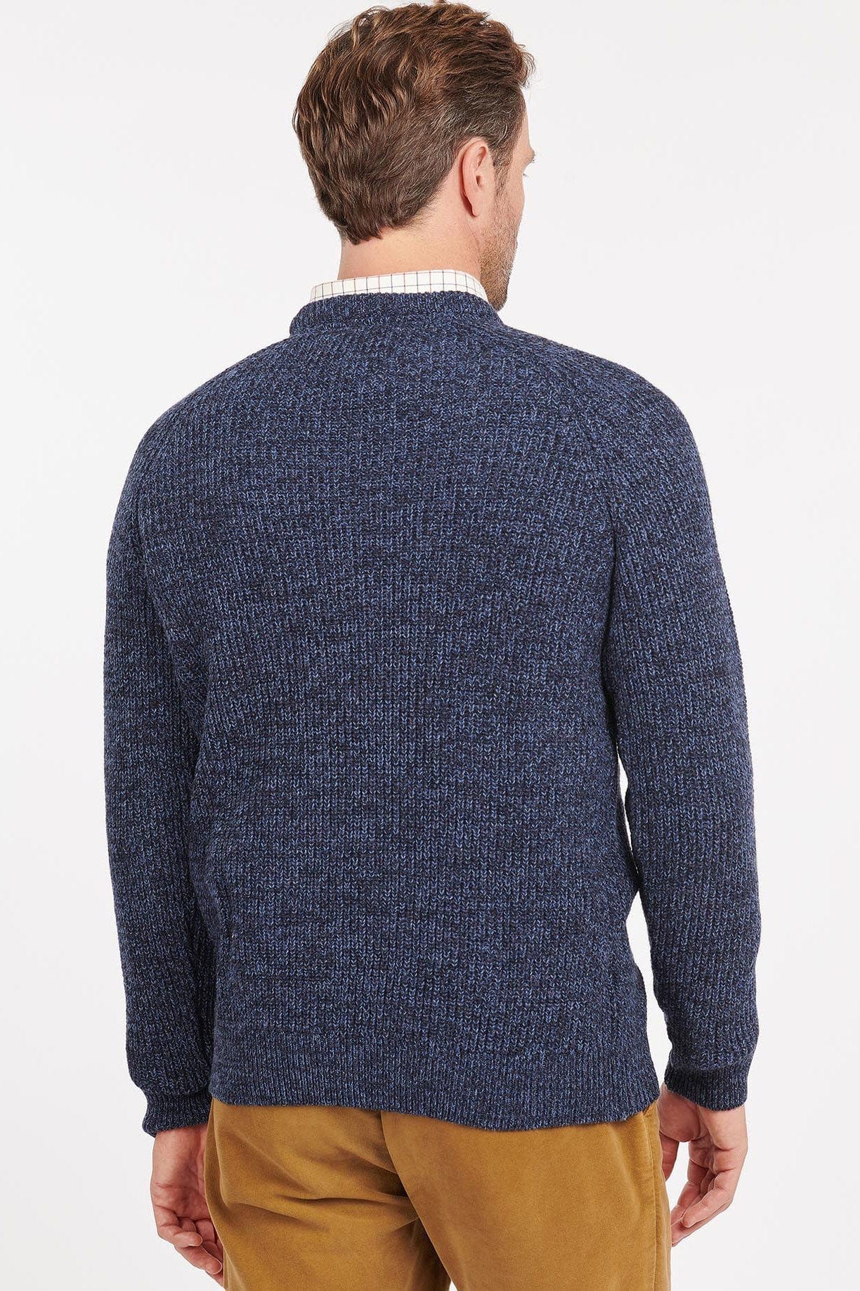 Horseford Crew Neck Jumper - Navy - Image 3