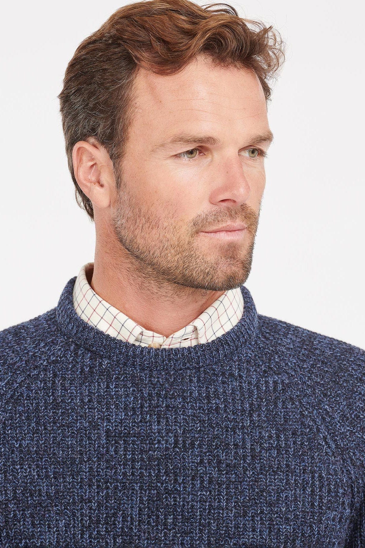 Horseford Crew Neck Jumper - Navy - Image 4