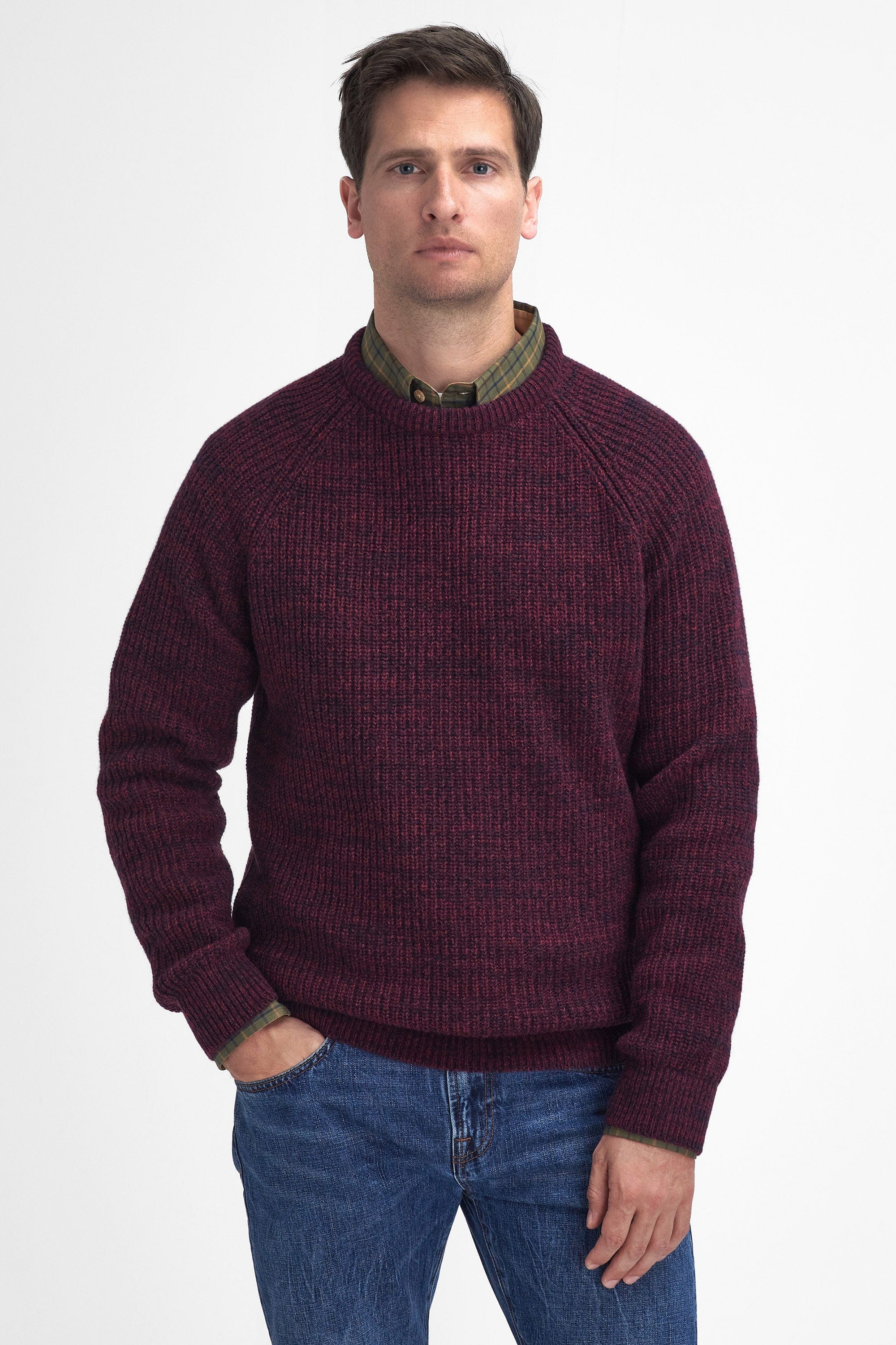 Horseford Crew Neck Jumper - Port - Image 2