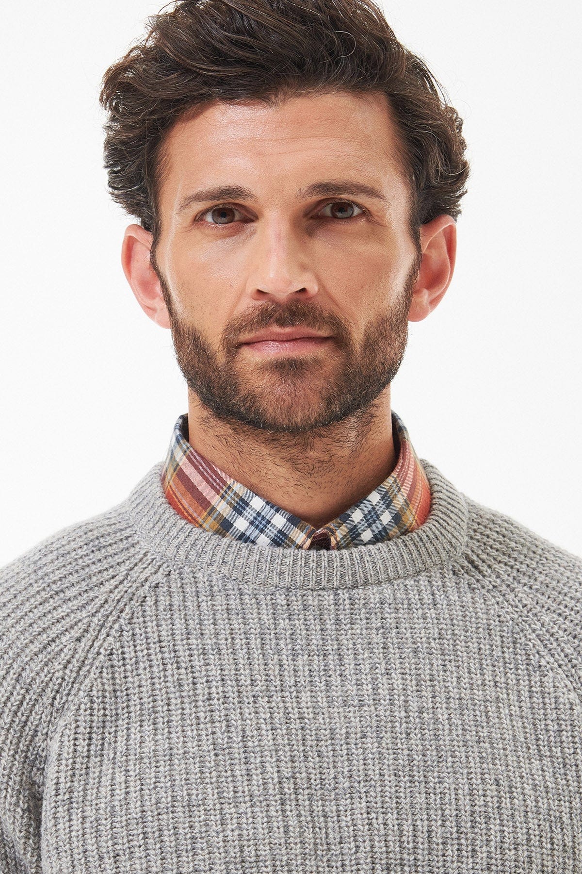 Horseford Crew Neck Jumper - Stone - Image 5