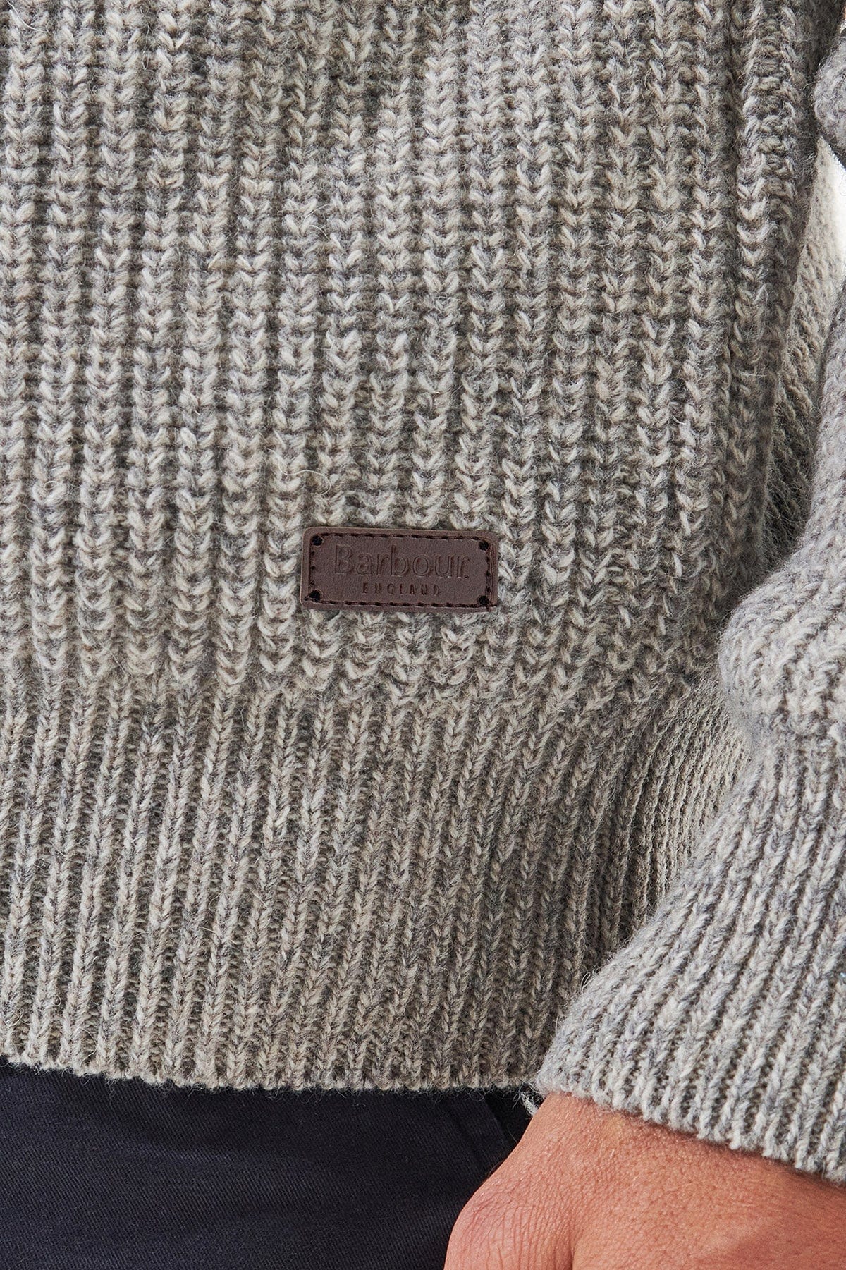 Horseford Crew Neck Jumper - Stone - Image 6