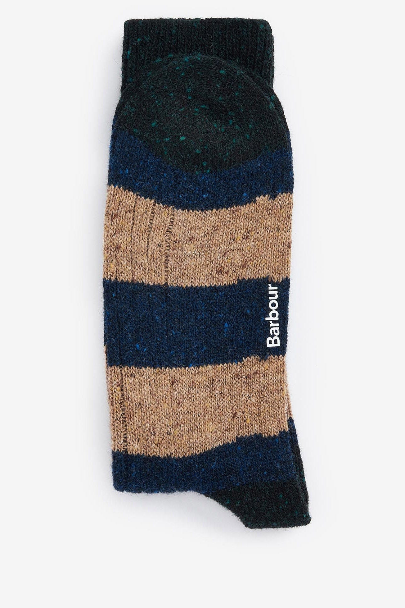 Houghton Sock 2 Pack - Sandstone/Navy - Image 2