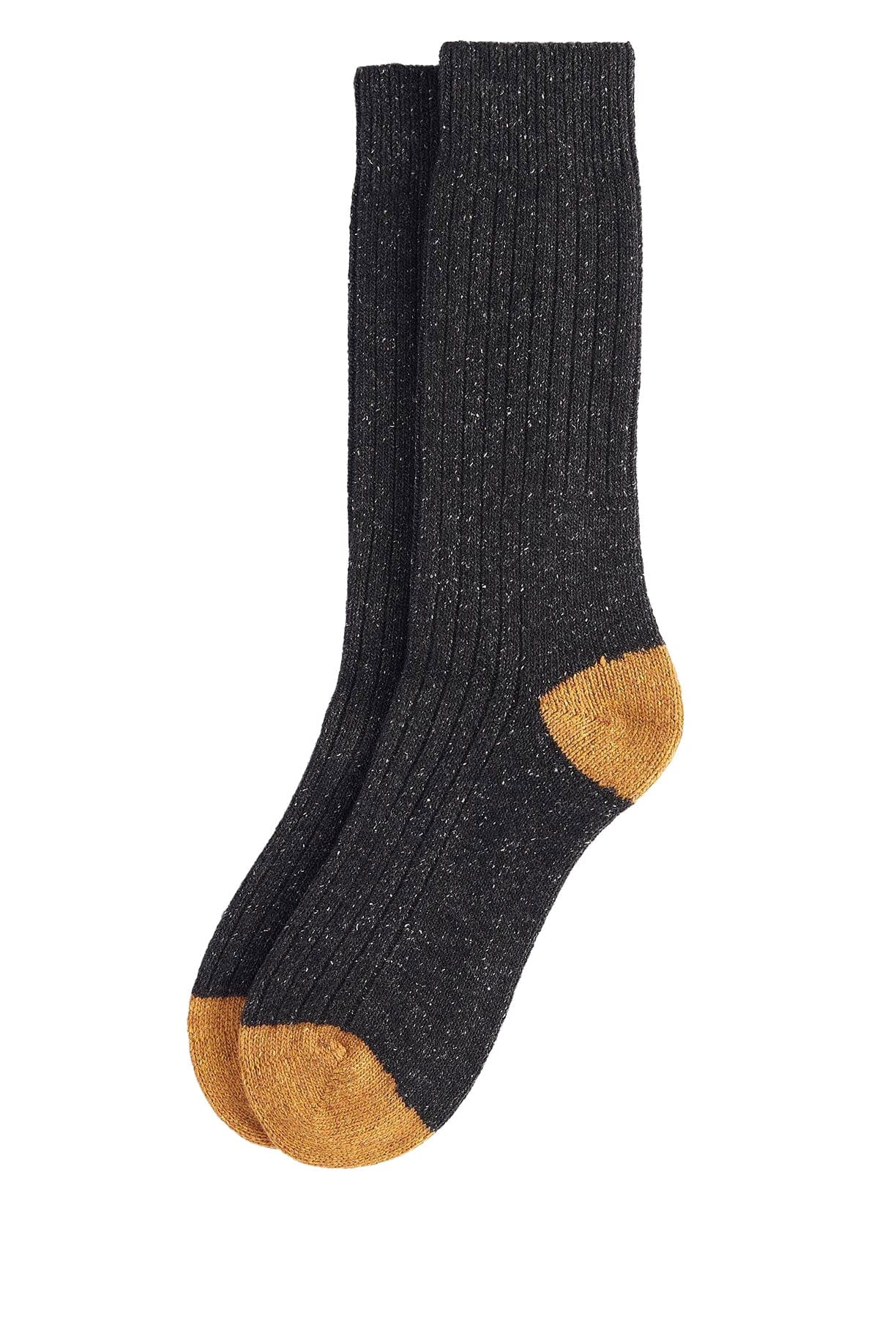 Houghton Socks - Charcoal/Ochre