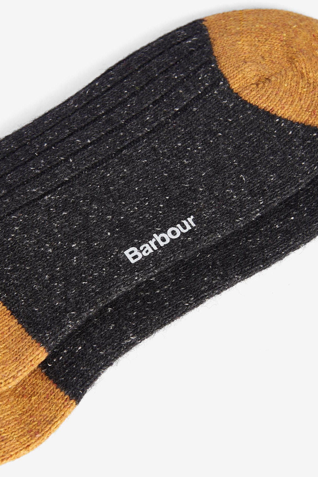 Houghton Socks - Charcoal/Ochre - Image 3