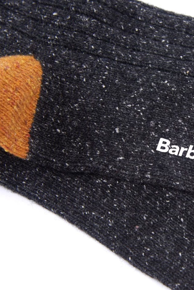 Houghton Socks - Charcoal/Ochre - Image 5