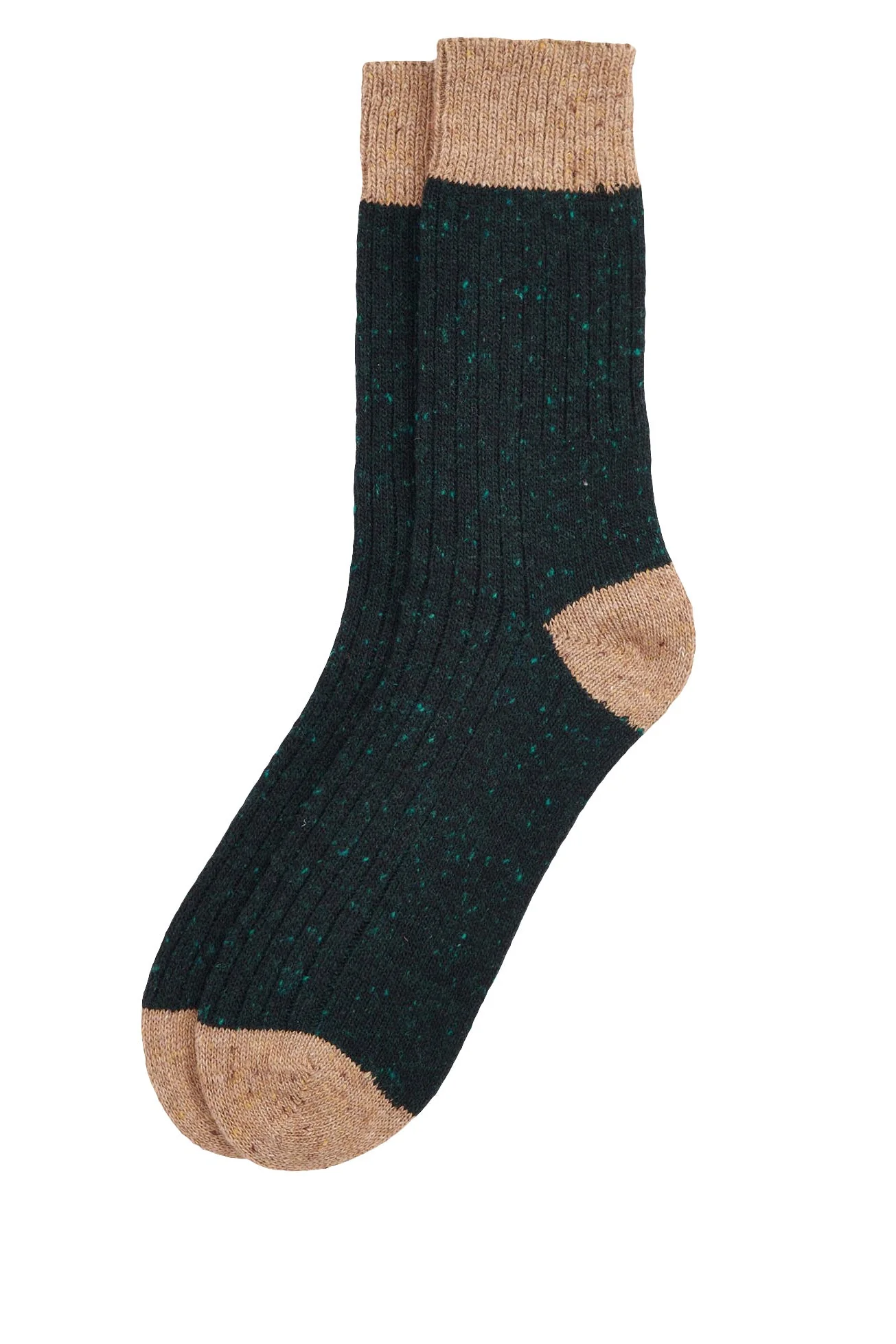 Houghton Socks - Evergreen/Sandstone