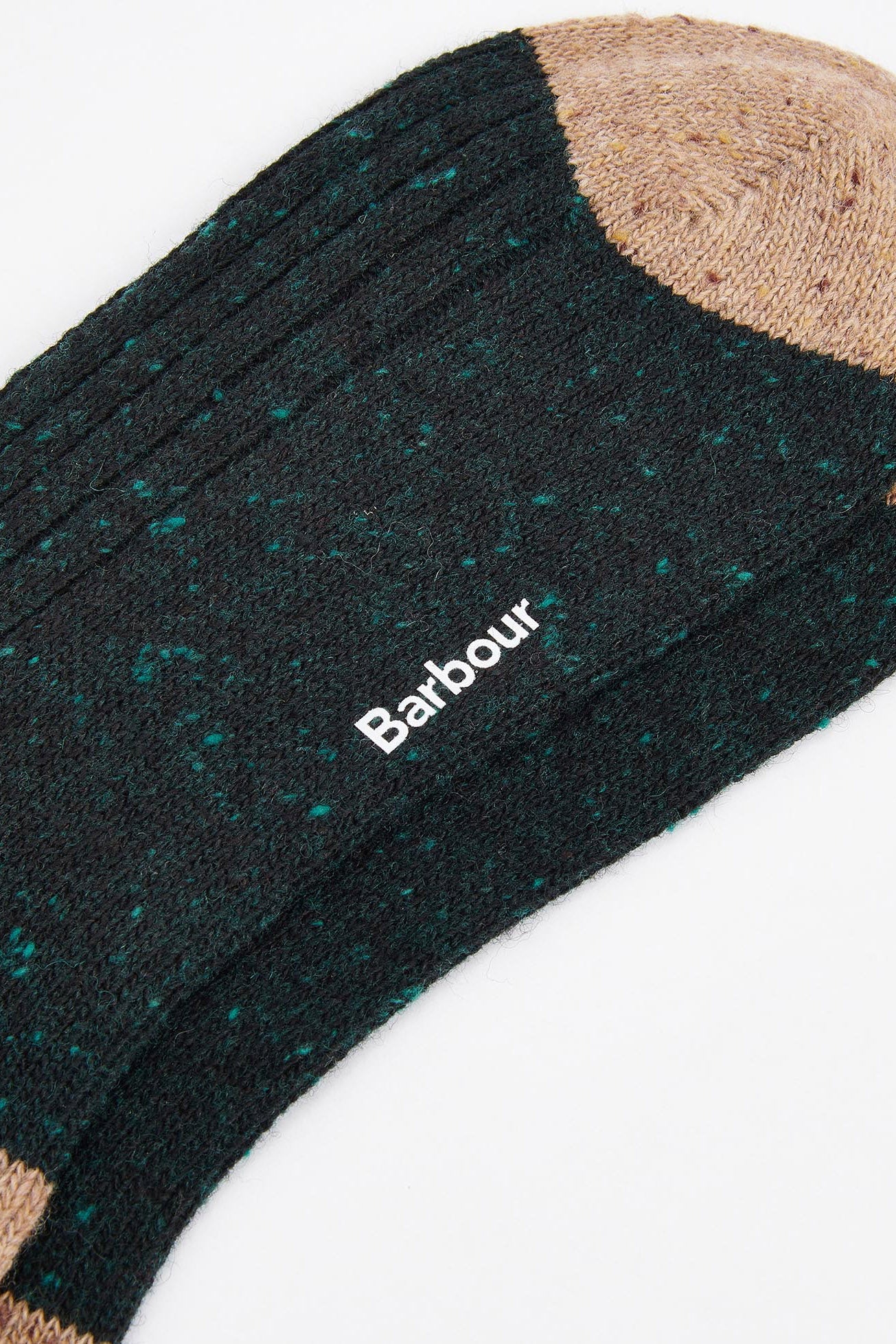 Houghton Socks - Evergreen/Sandstone - Image 2