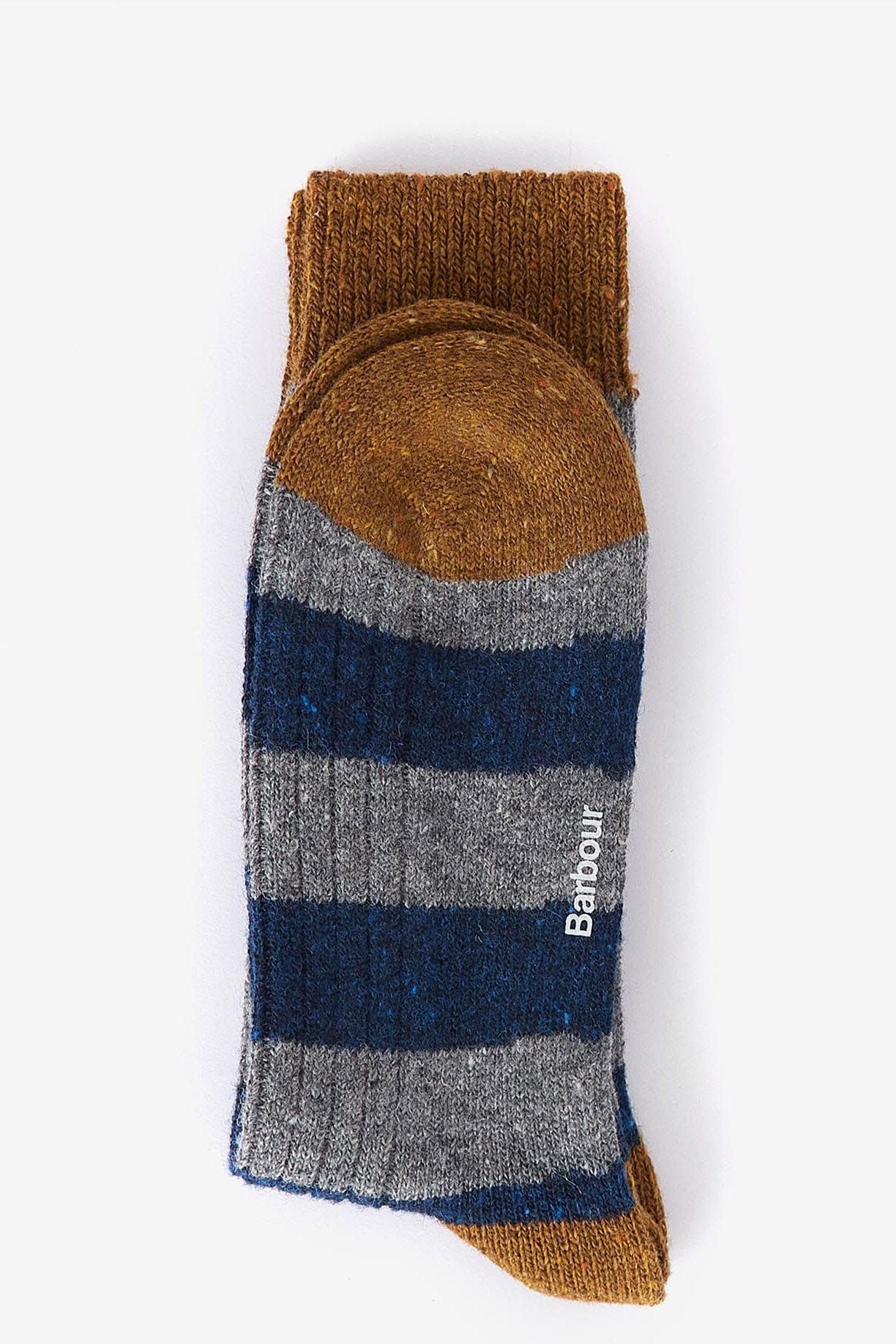 Houghton Stripe Sock - Asphalt/Navy - Image 2