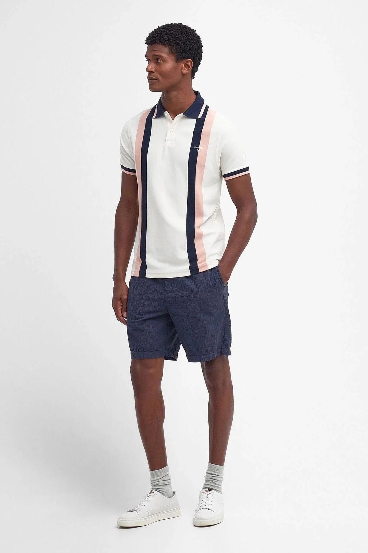 Howdon Polo Shirt - Whisper White - Image 3
