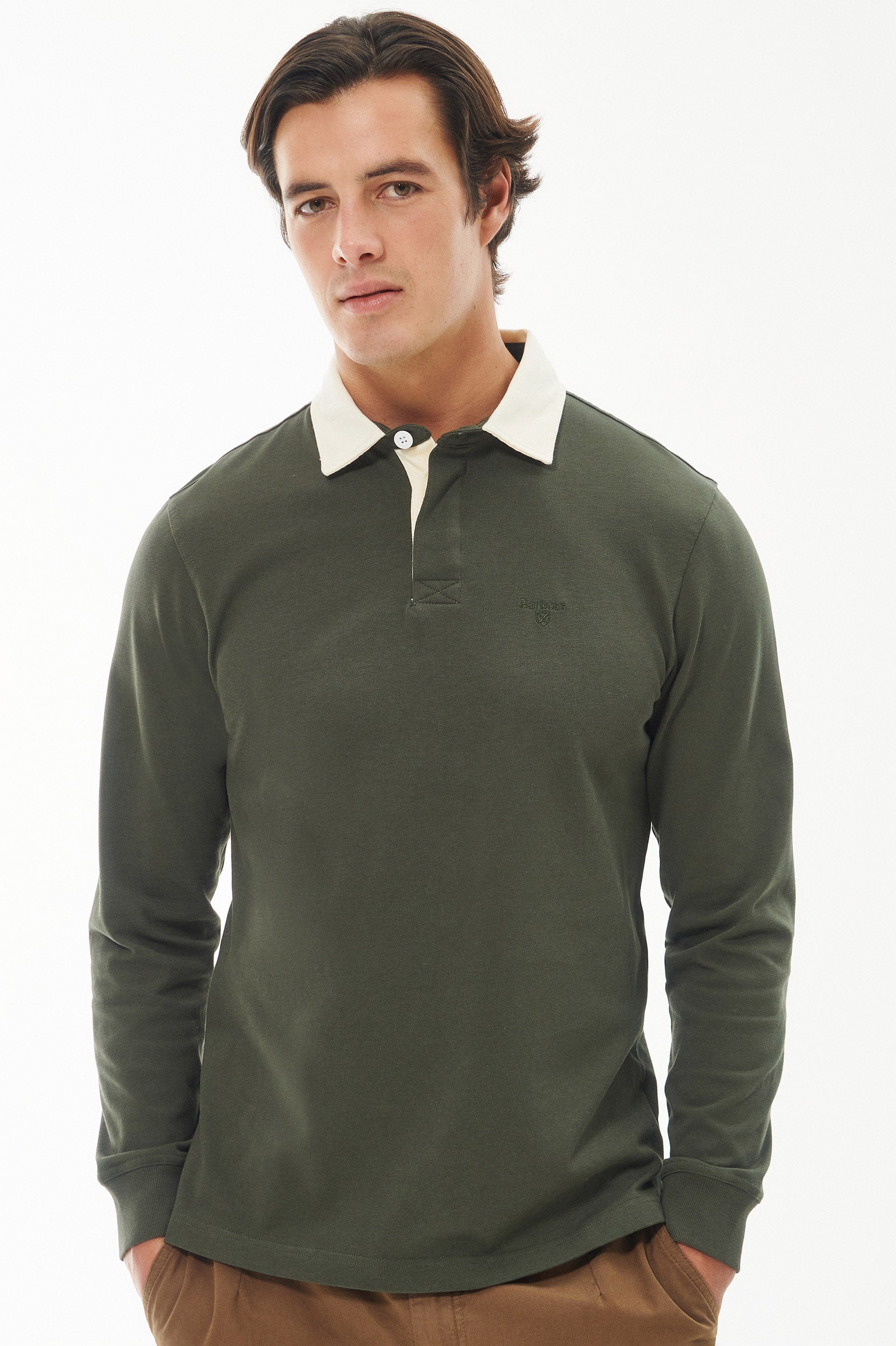 Howtown Rugby Shirt - Olive - Image 2