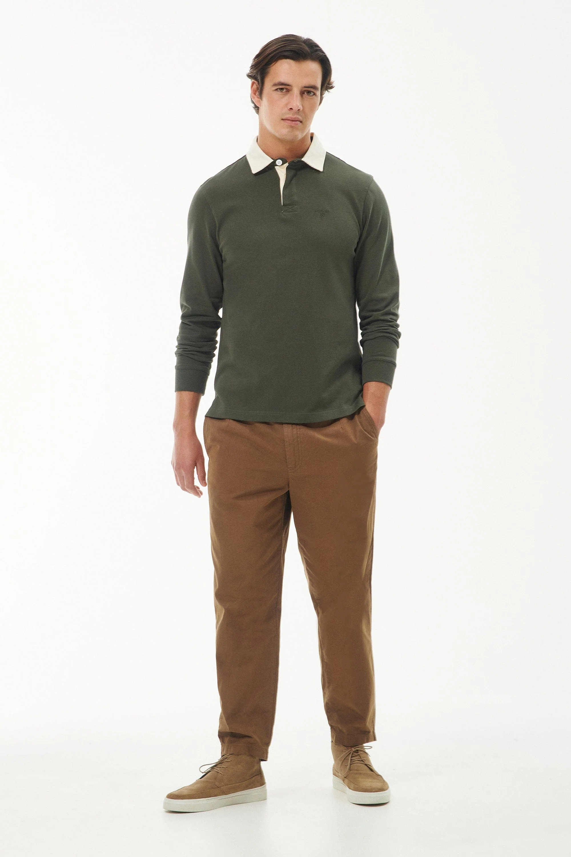 Howtown Rugby Shirt - Olive - Image 3