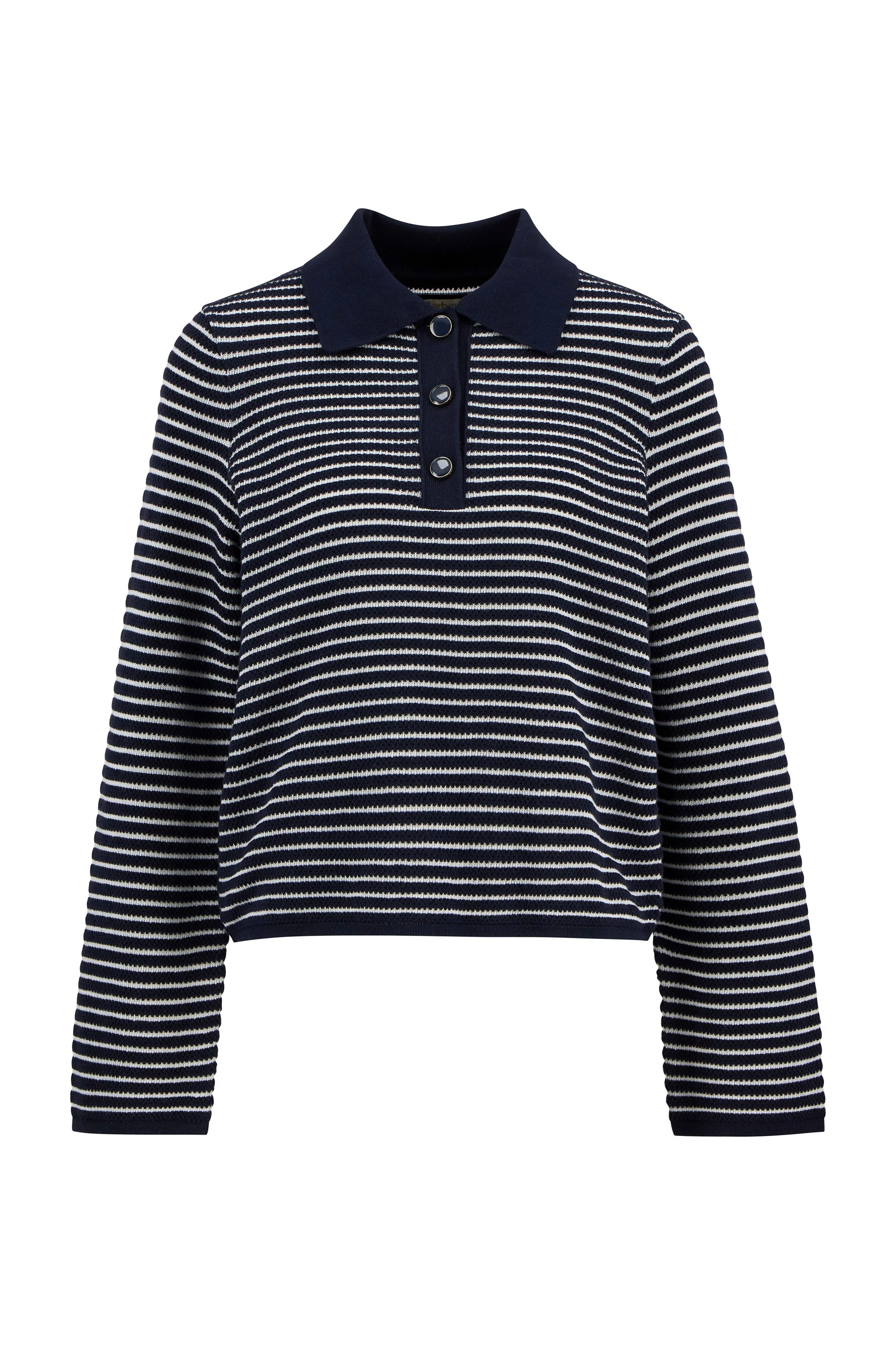 Inez Knitted Jumper - Dark Navy Stripe