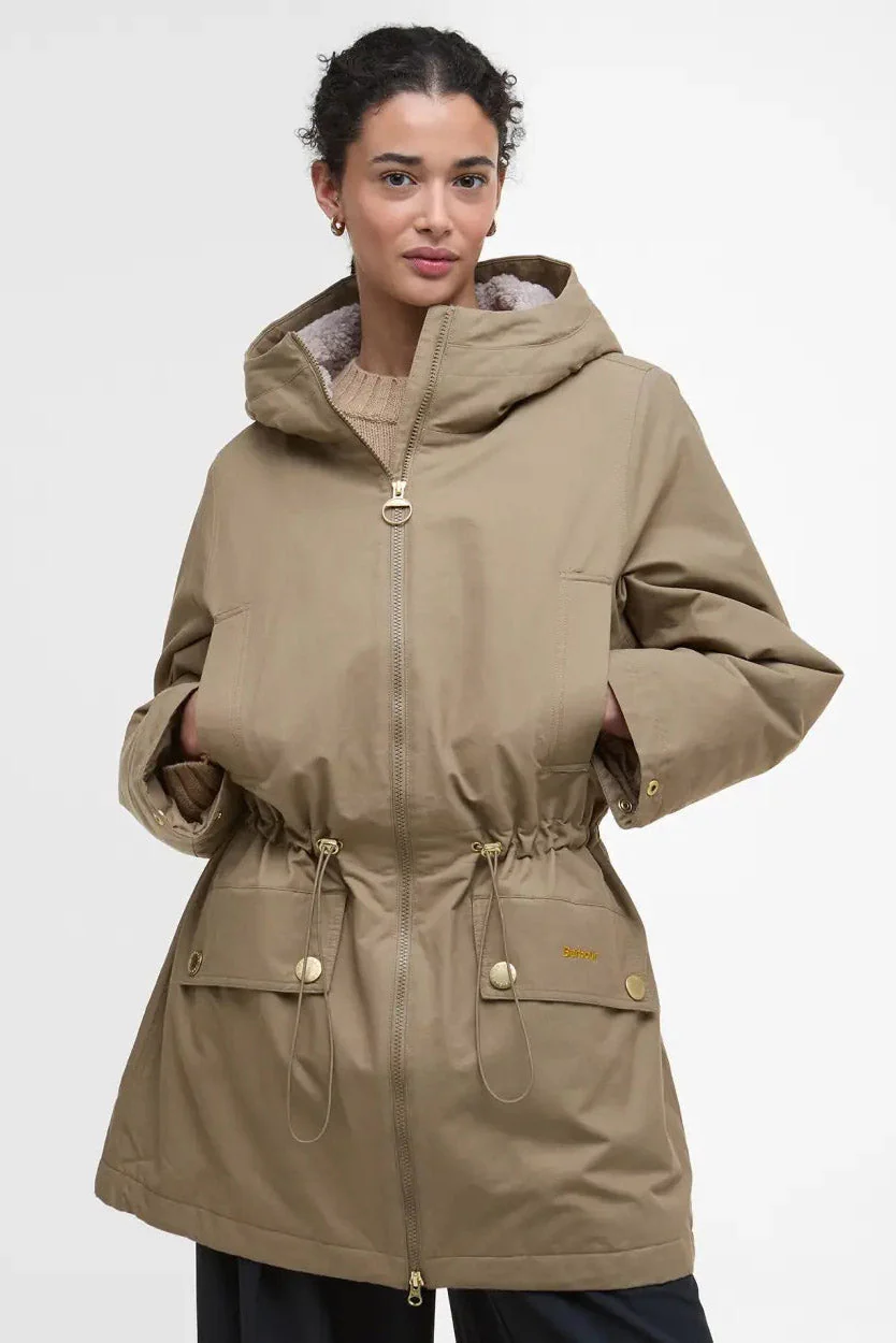 Inola Showerproof Jacket - Military Brown/Ancient - Image 4