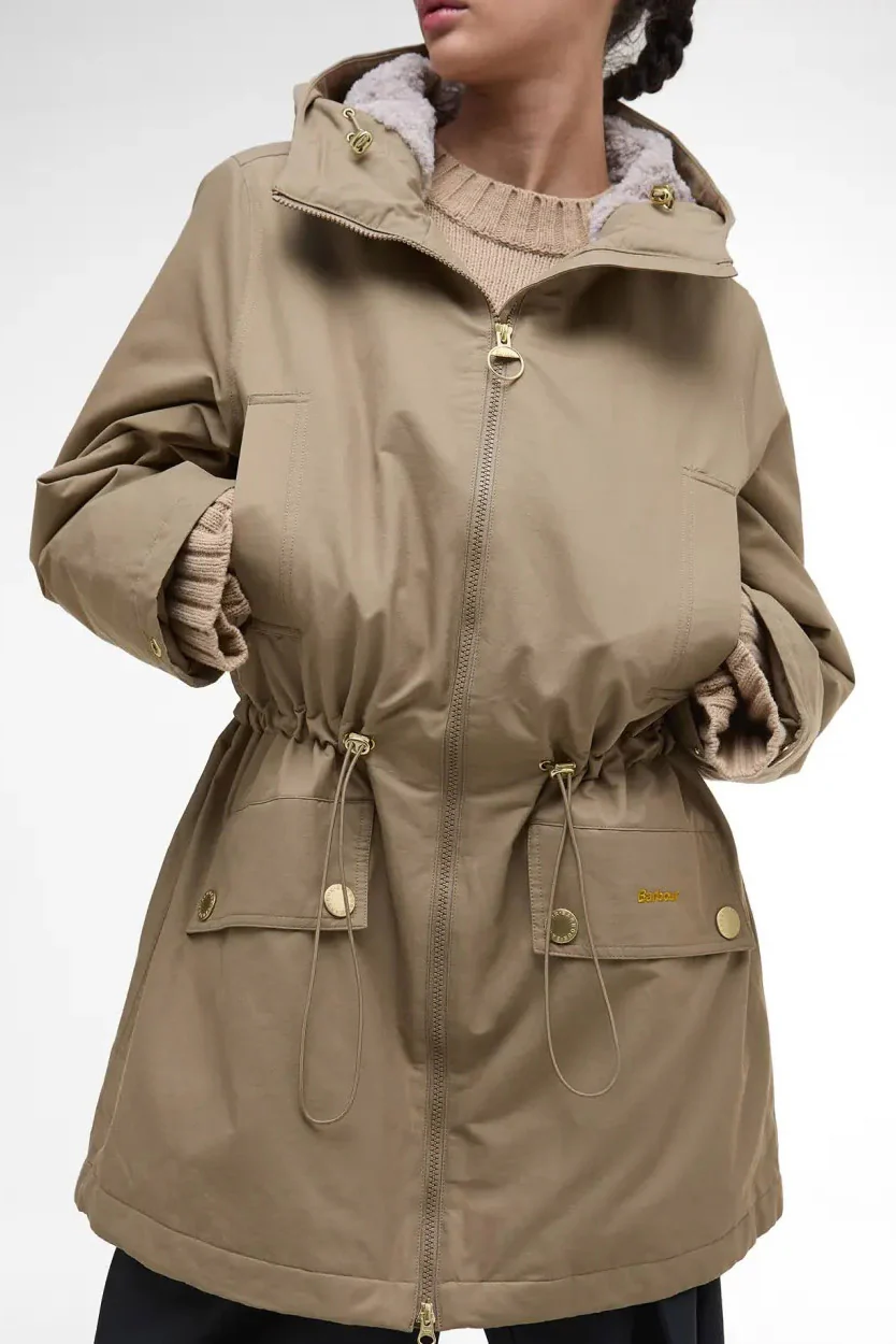 Inola Showerproof Jacket - Military Brown/Ancient - Image 5