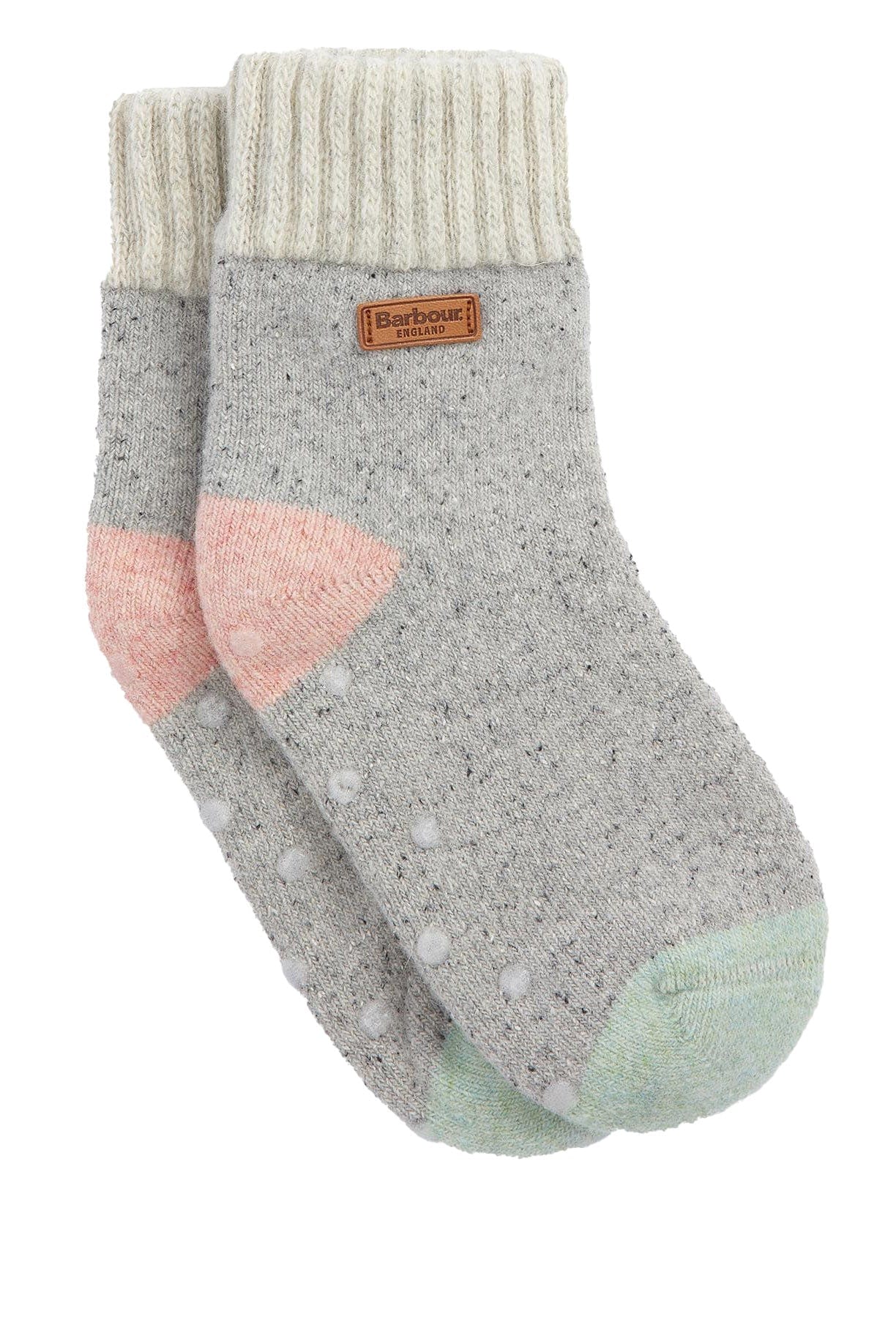 Isla Cabin Sock - Light Grey Mix