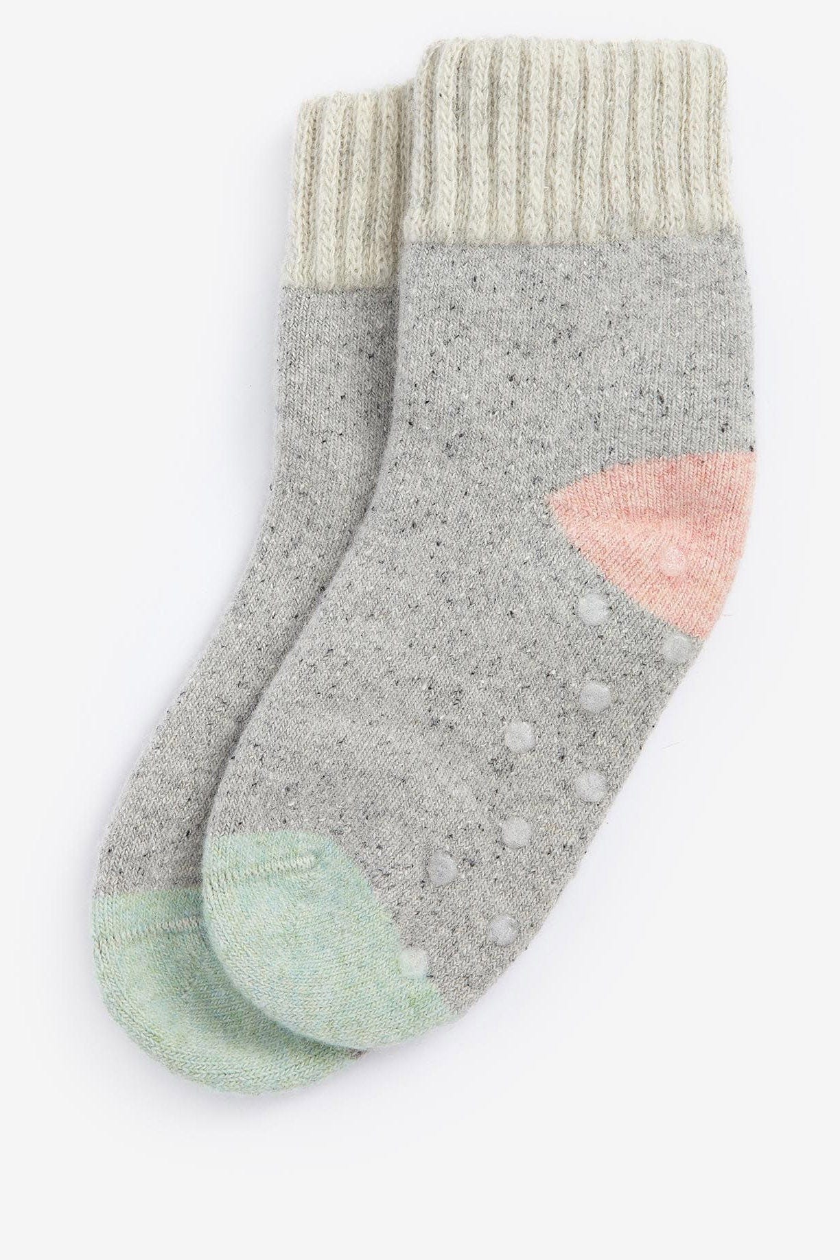 Isla Cabin Sock - Light Grey Mix - Image 2