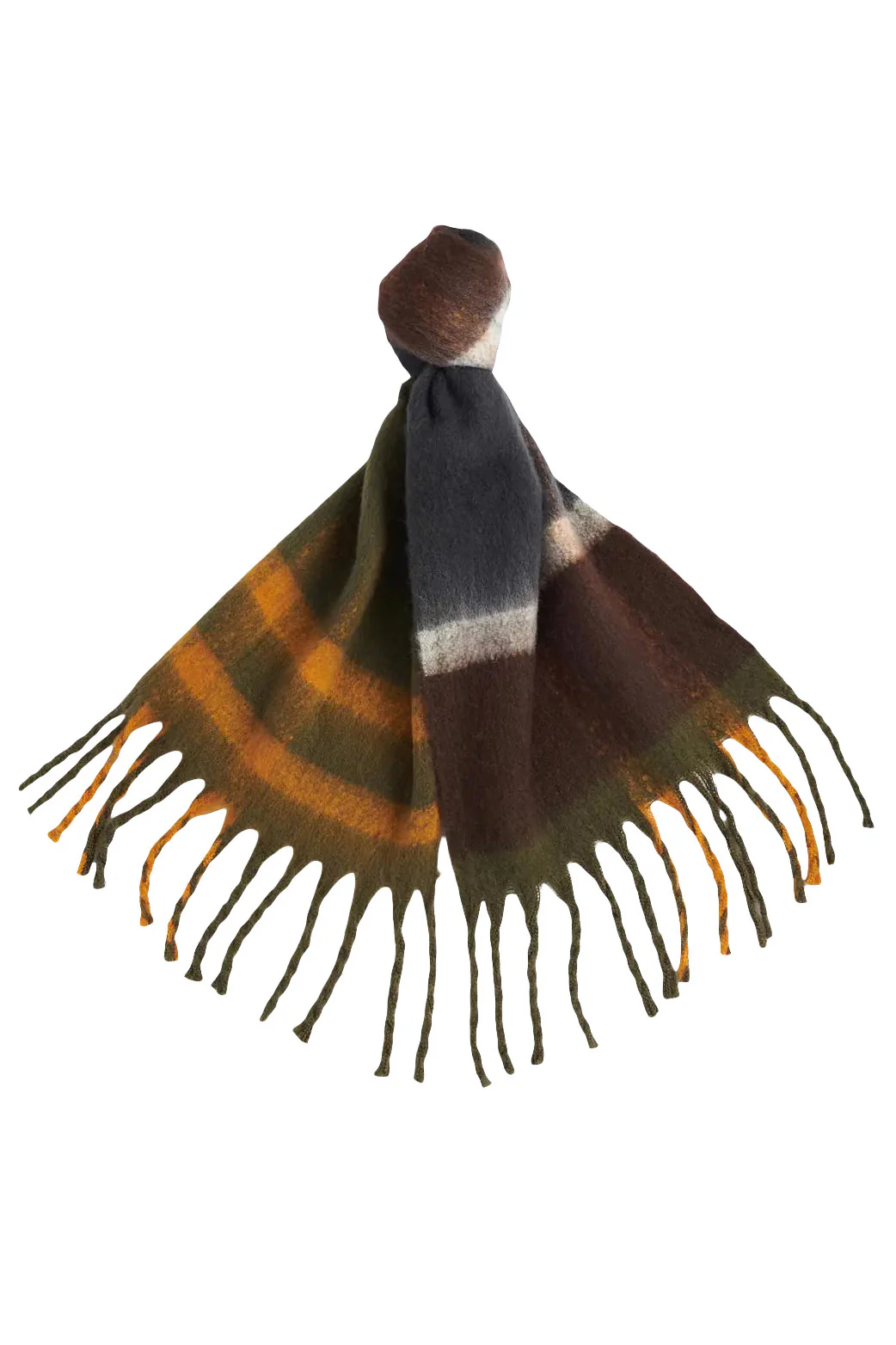 Isla Tartan Boucle Scarf - Classic