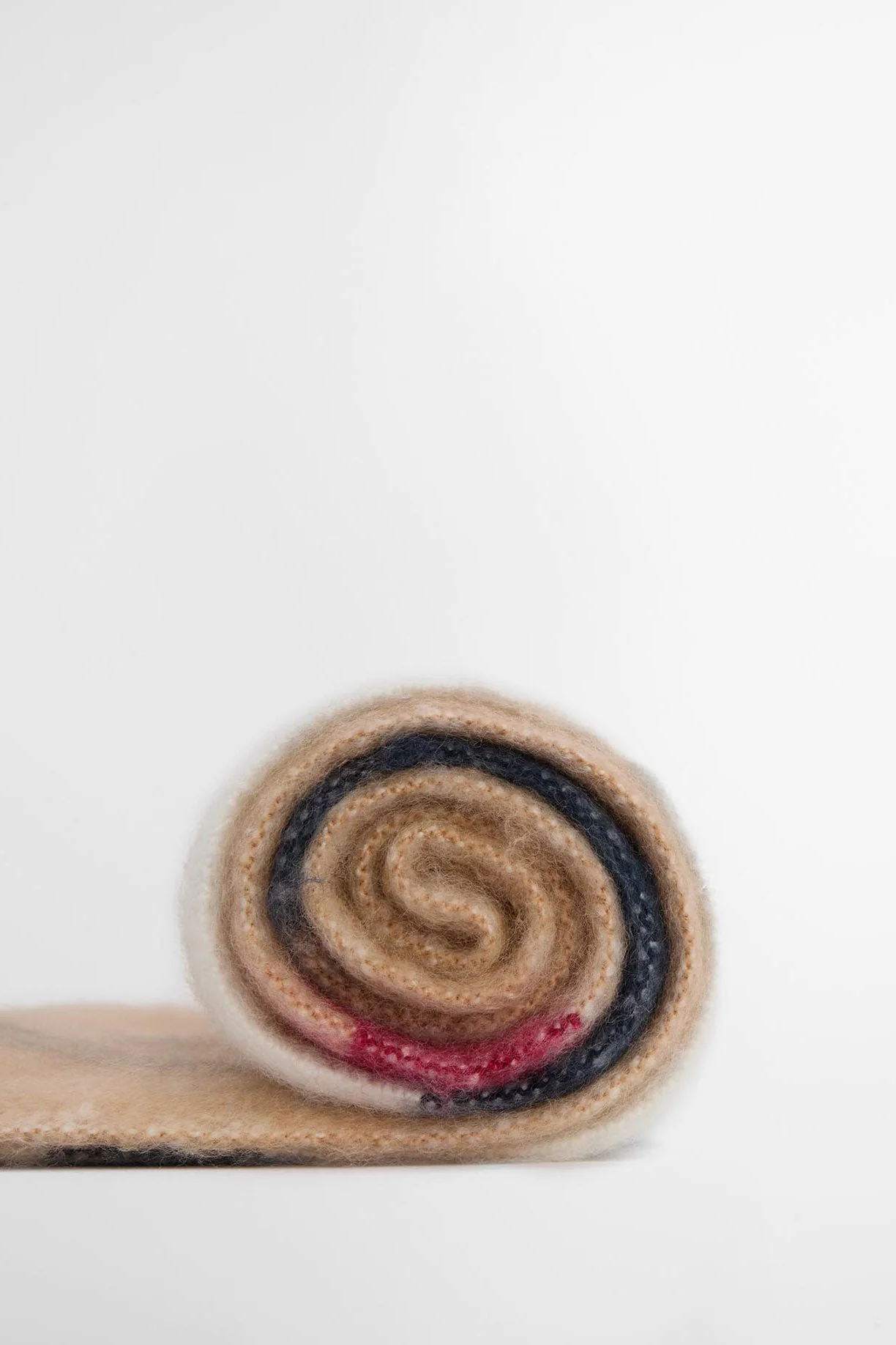 Isla Tartan Boucle Scarf - Hessian Tartan - Image 3