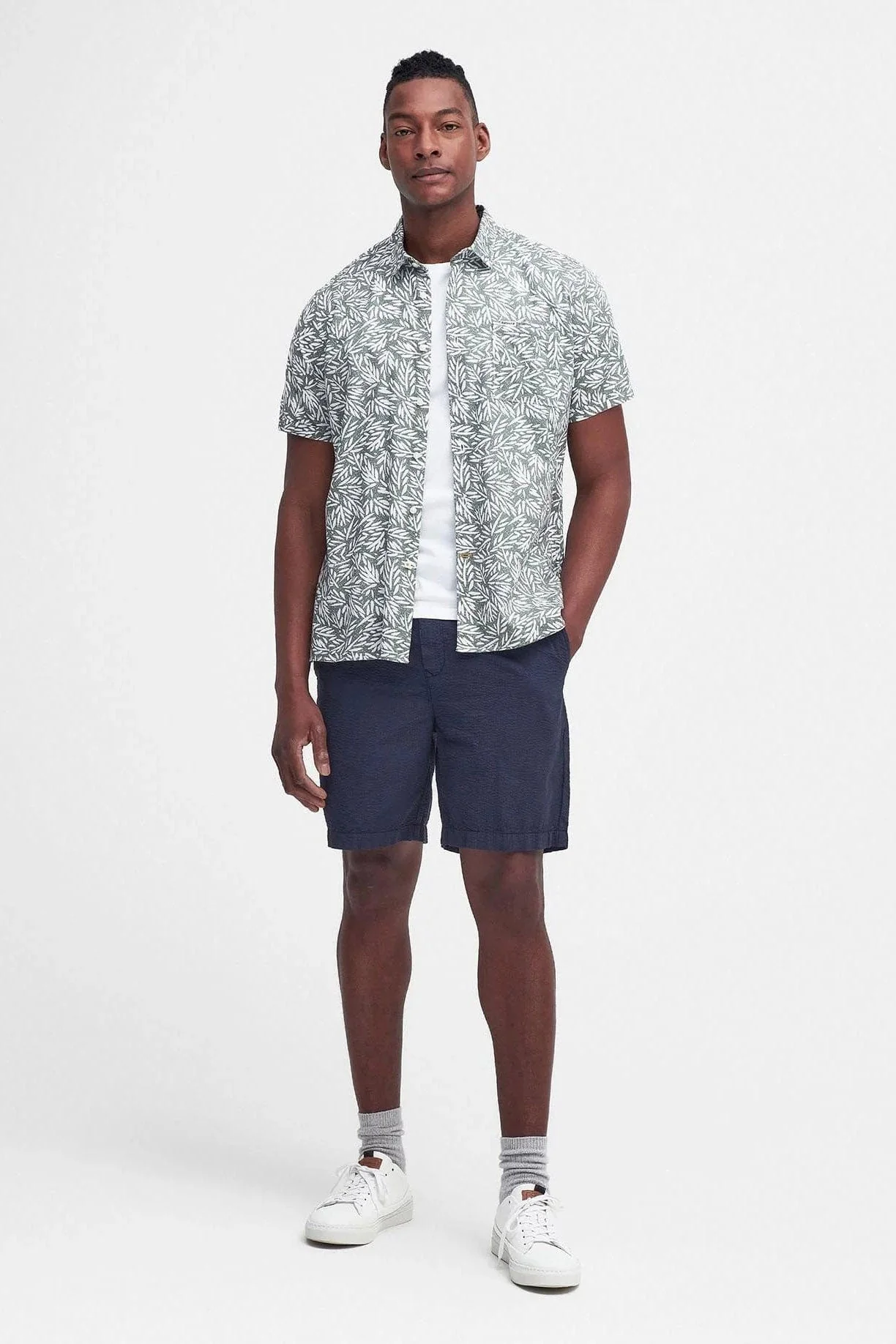 Jackstone Regular Fit Short Sleeve Shirt - Pea Green - Image 3