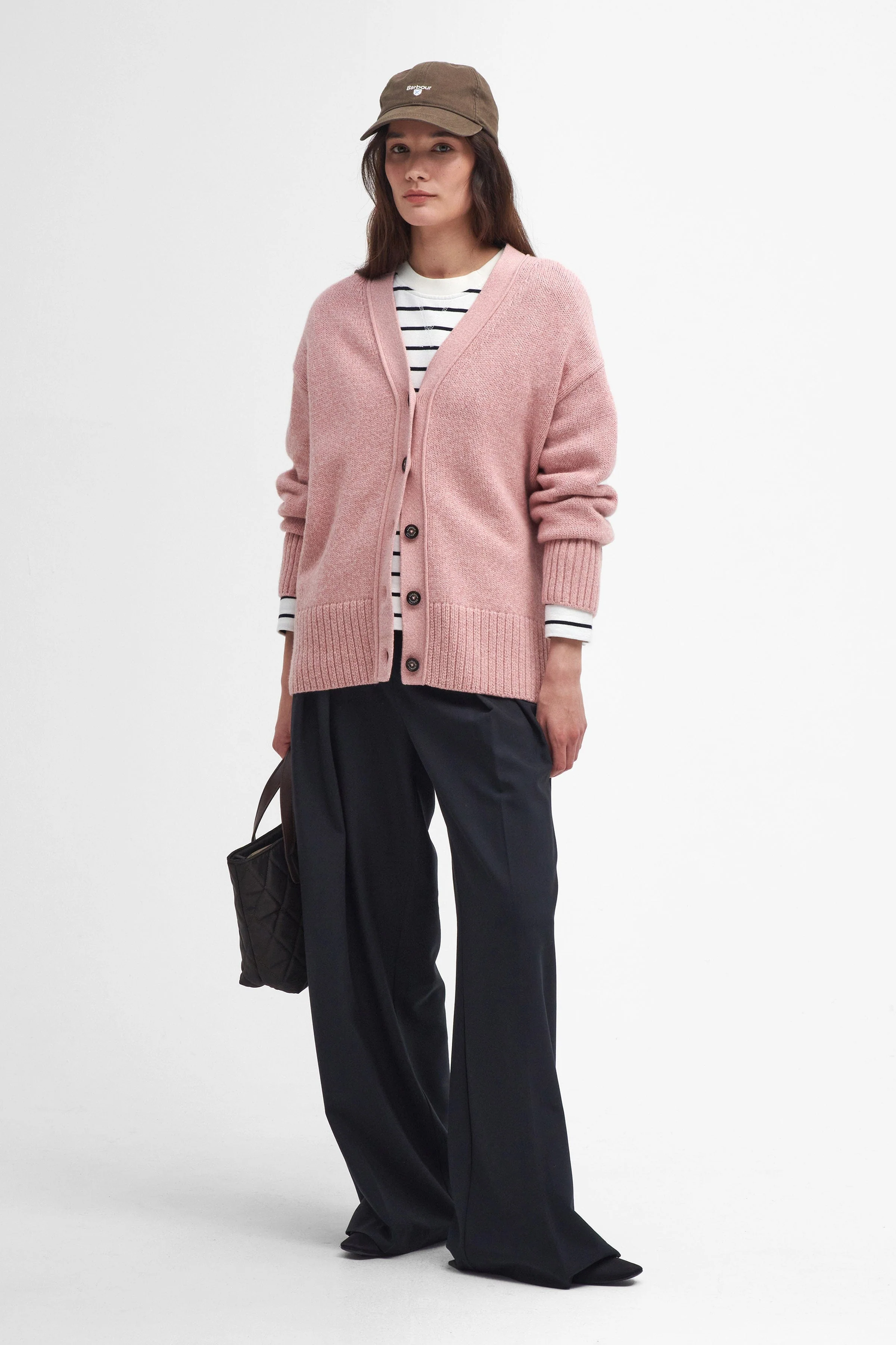 Joni Knitted Cardigan - Mahogany Rose - Image 6