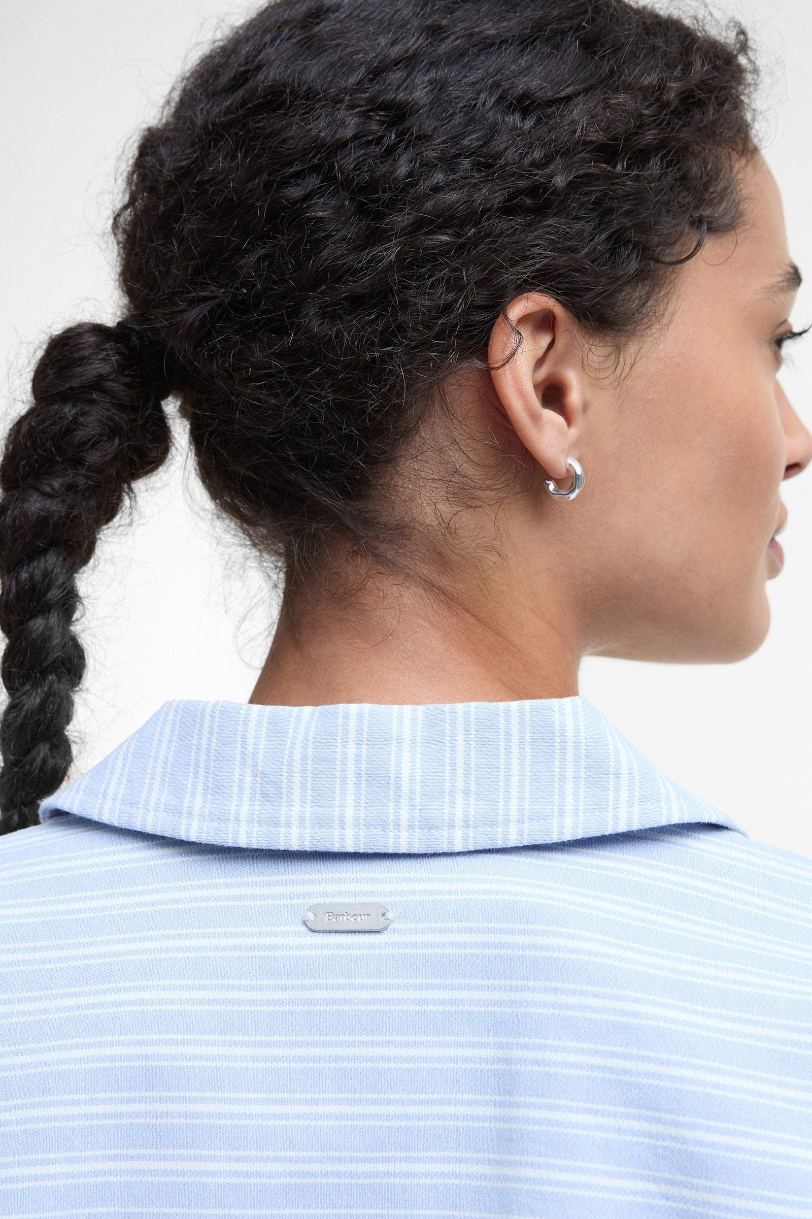June Overshirt - Chambray Stripe - Image 5